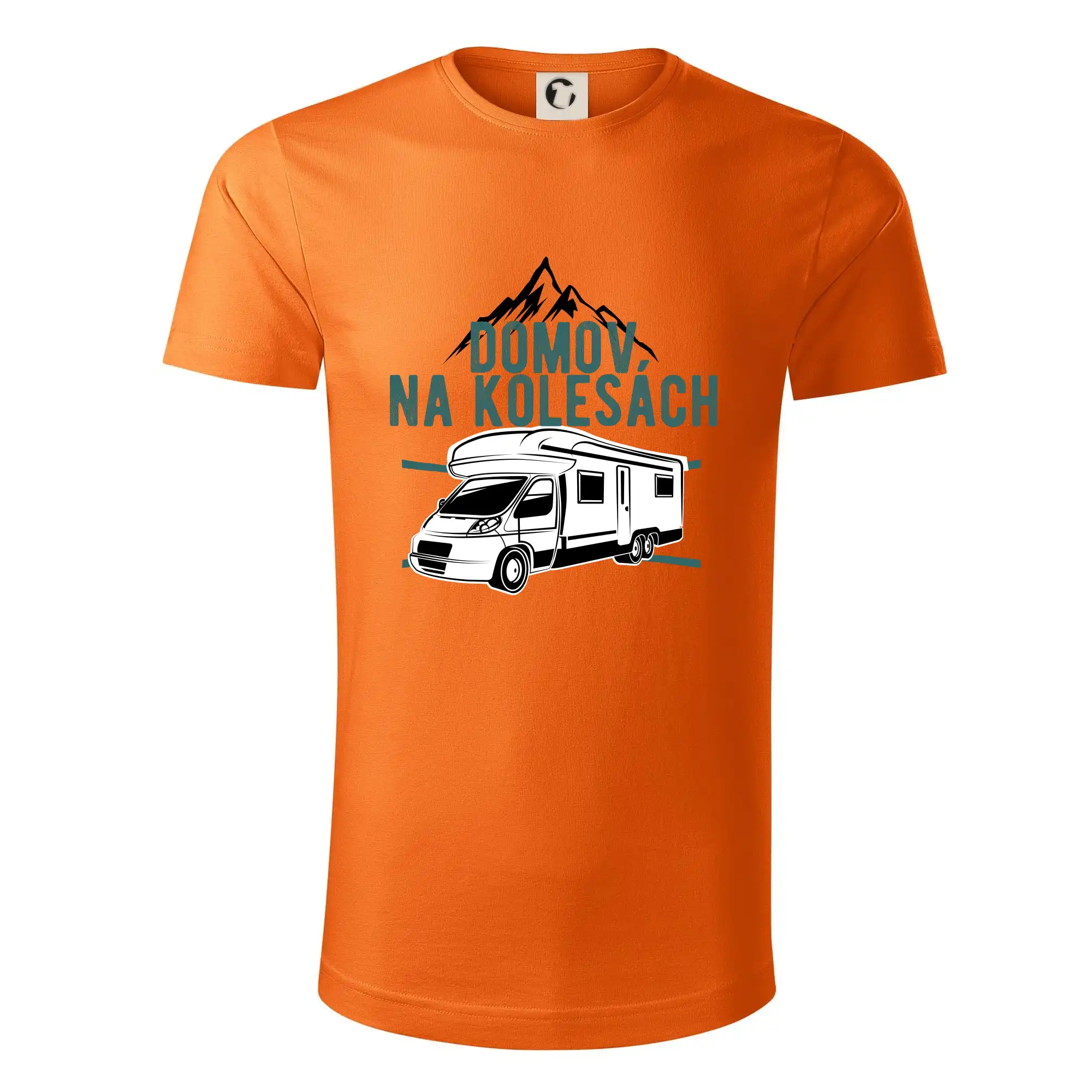 Trička na kempovanie - Domov na kolesách - Tričko z organickej bavlny
