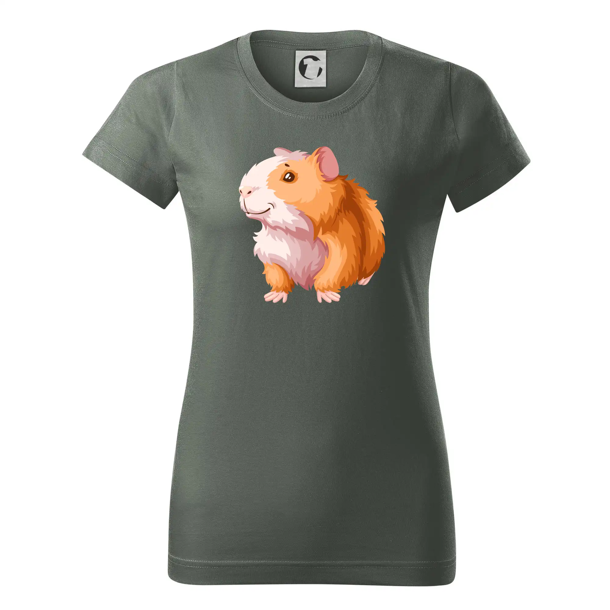 Morče - kreslené, bílo oranžové