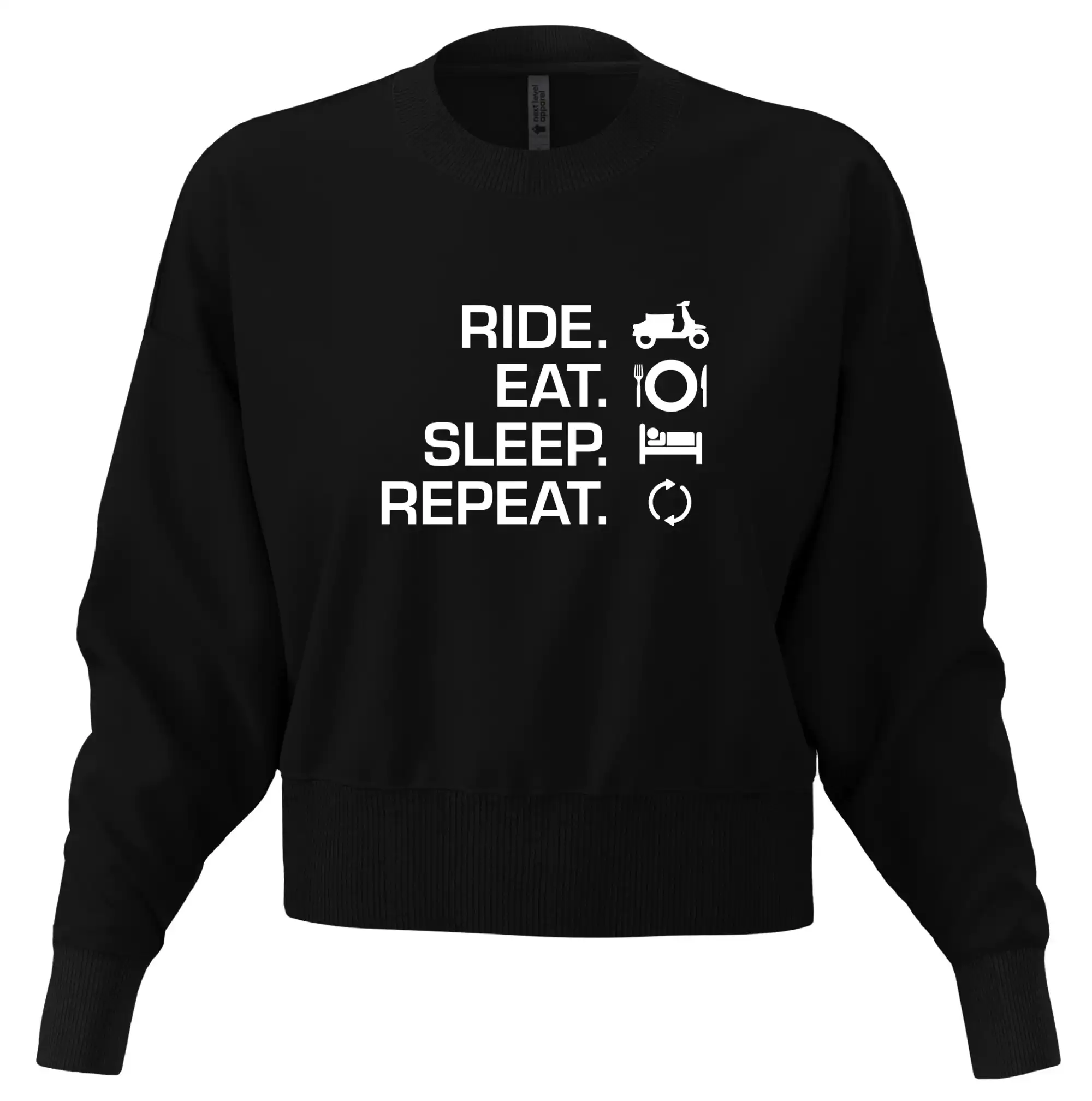 Ride Eat Sleep Repeat moto skútr