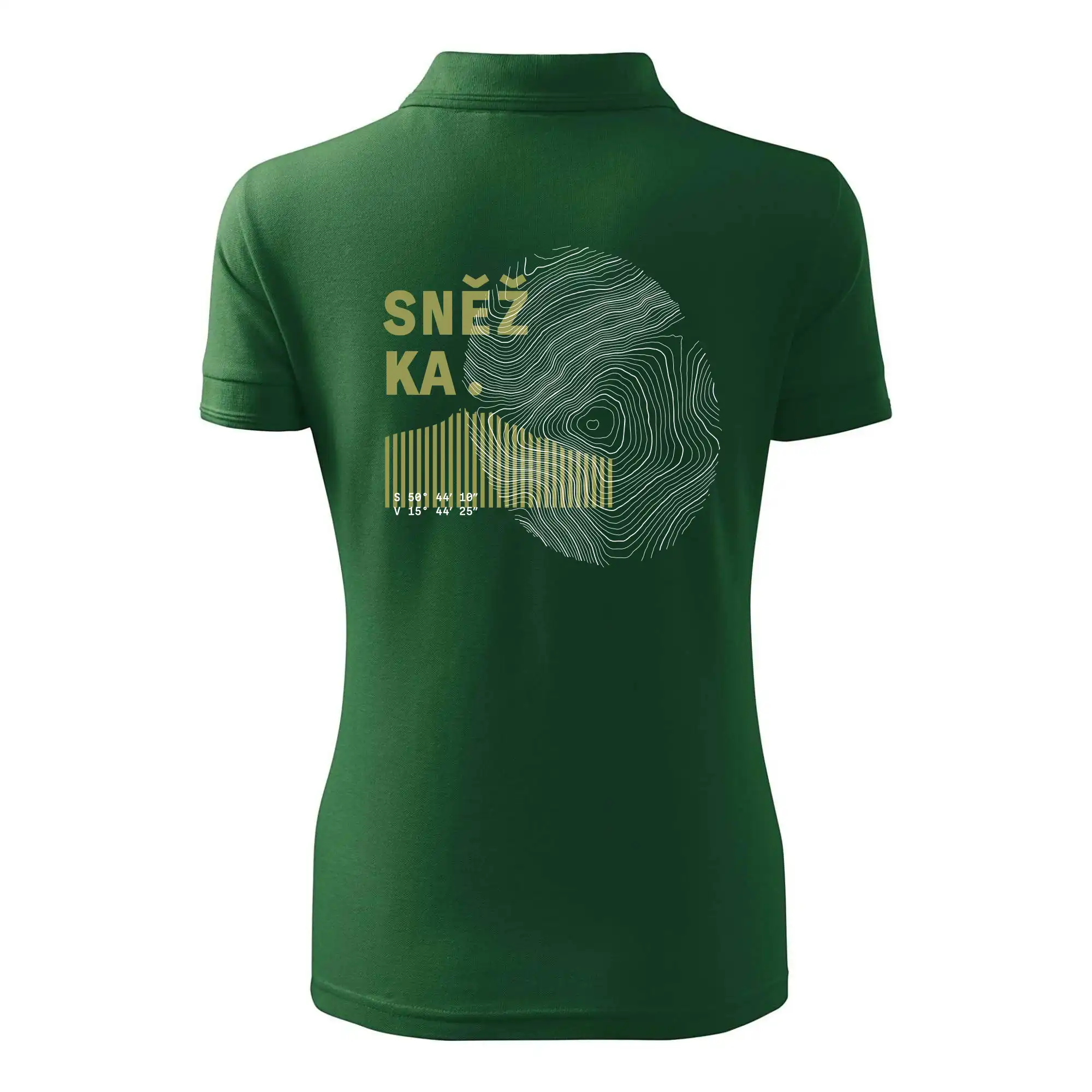 Sněžka - vrstevnice otisk