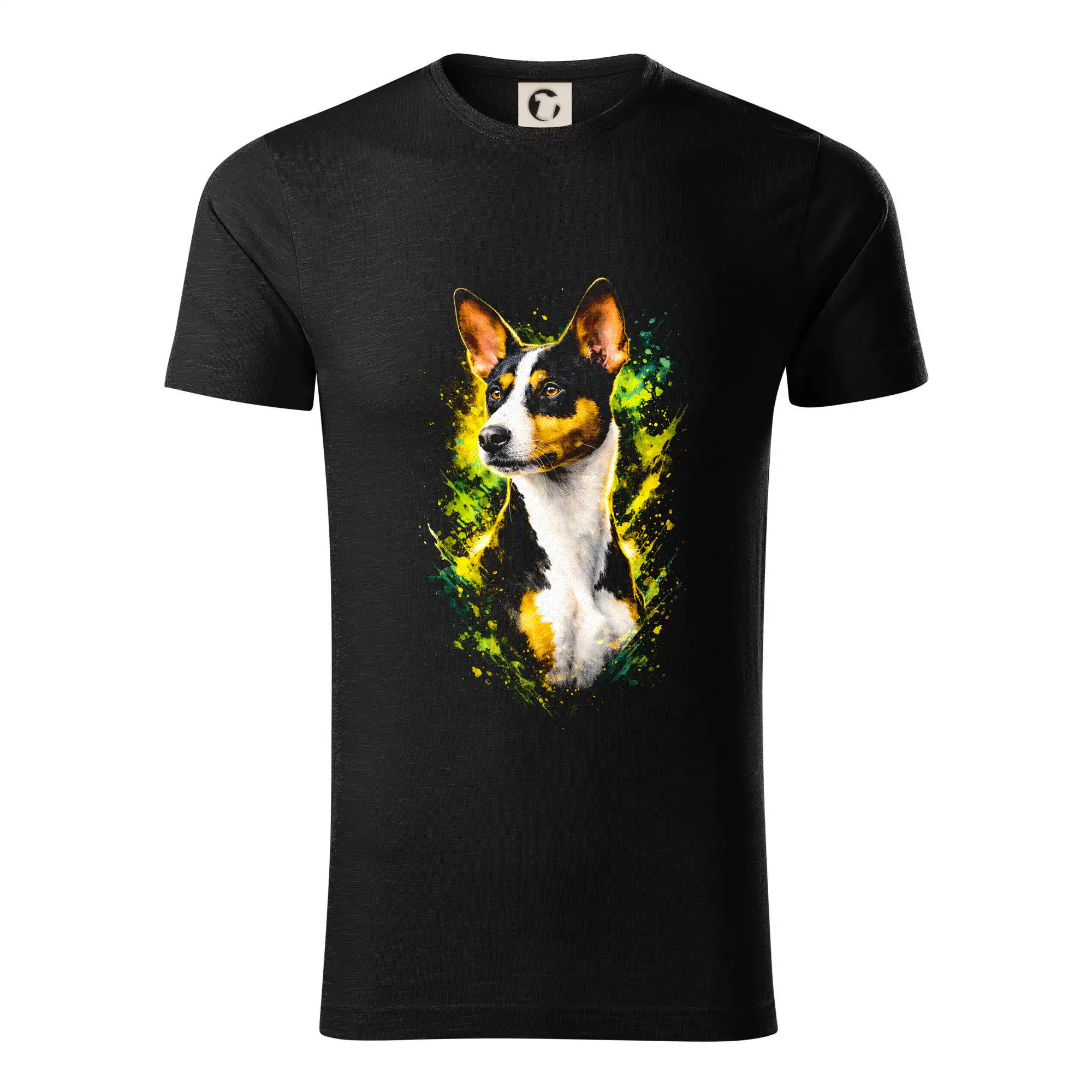 Obrázek polotón Basenji hlava