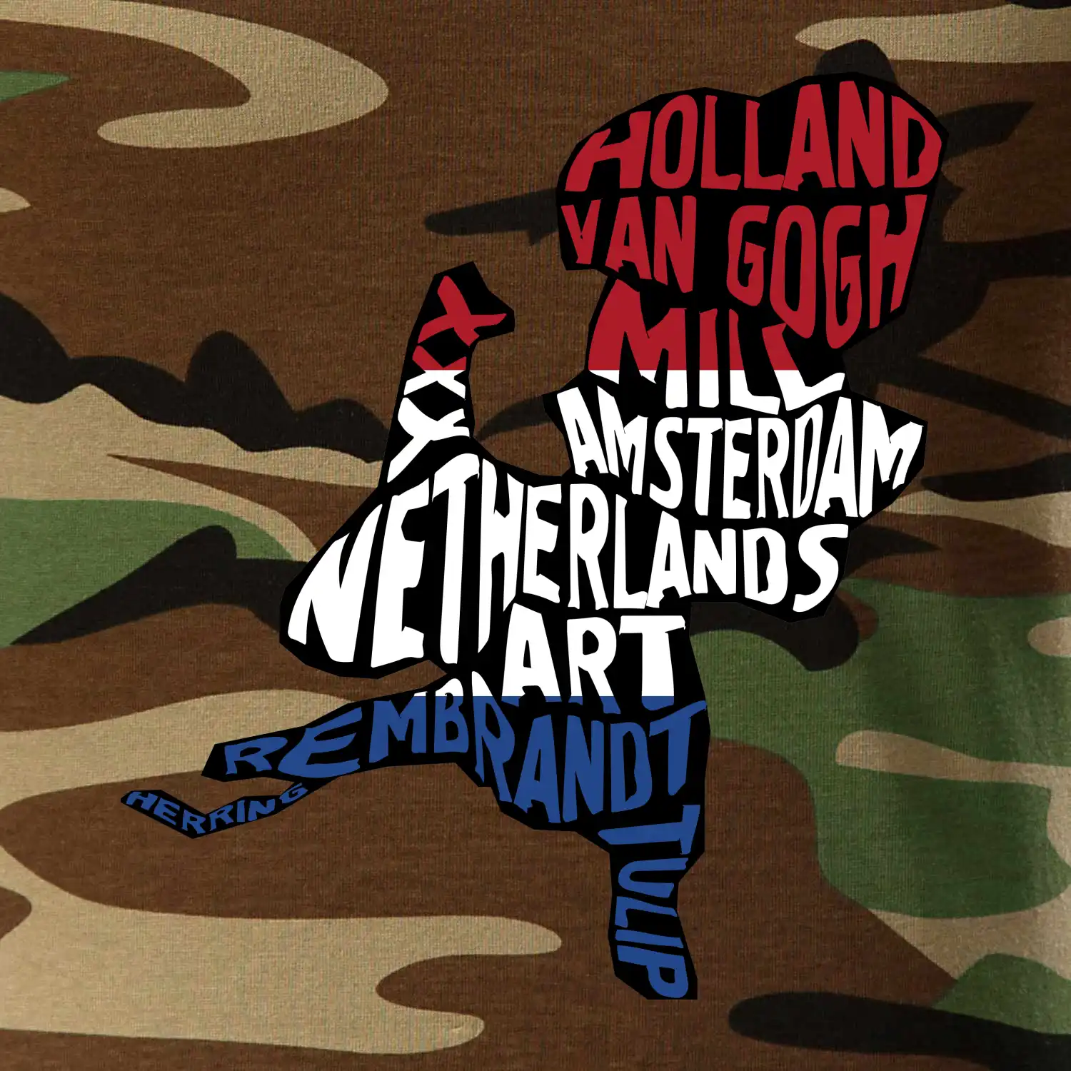 Mapy - názvy měst - Nizozemí