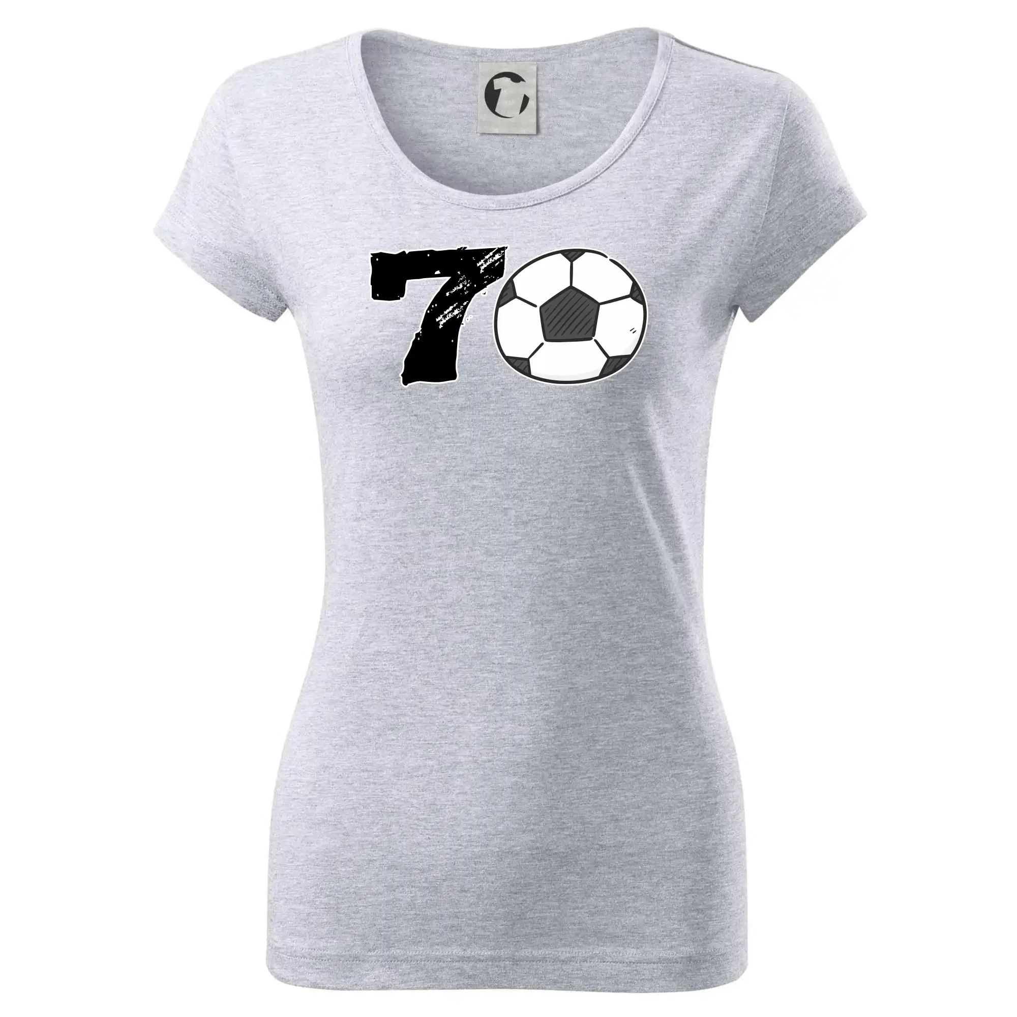 Tričká pre futbalistov - Futbal okrúhle narodeniny 70 - Dámske tričko Pure