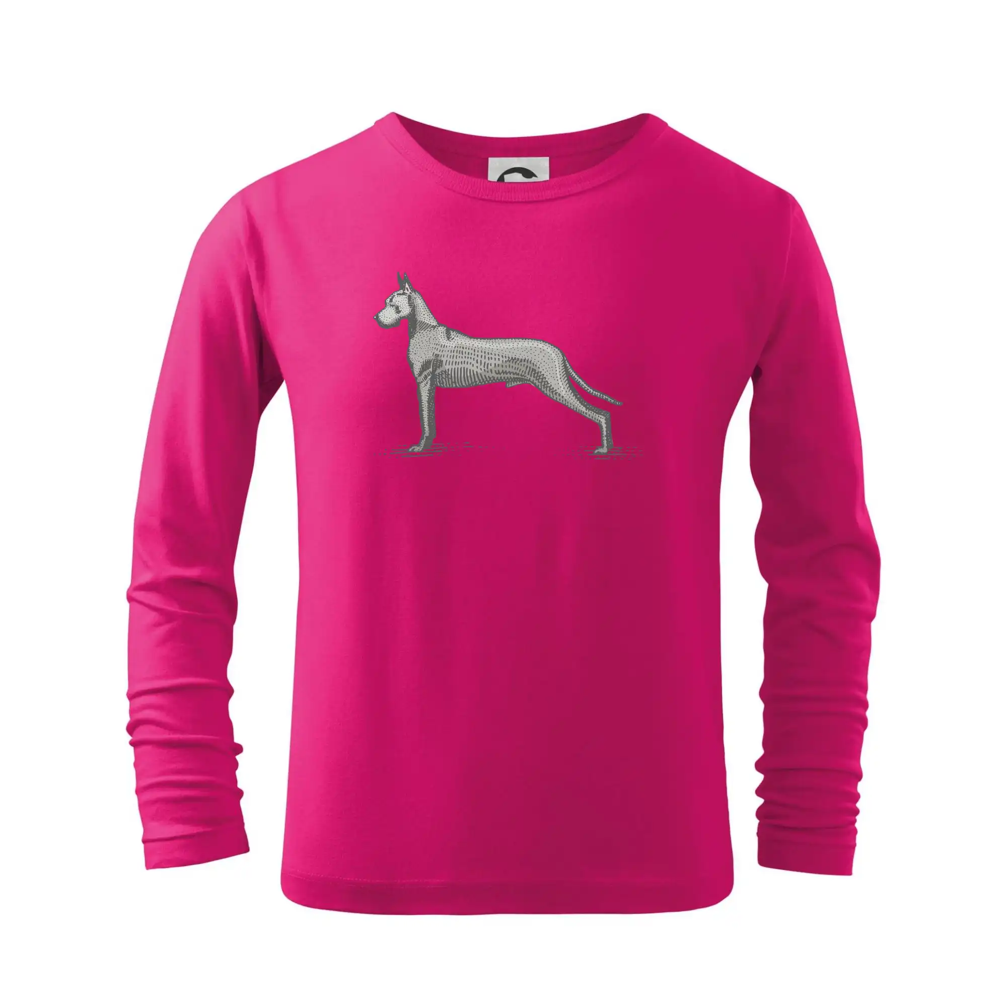 Ostatné psie plemená - Vintage Great dane - Tričko detské Long Sleeve
