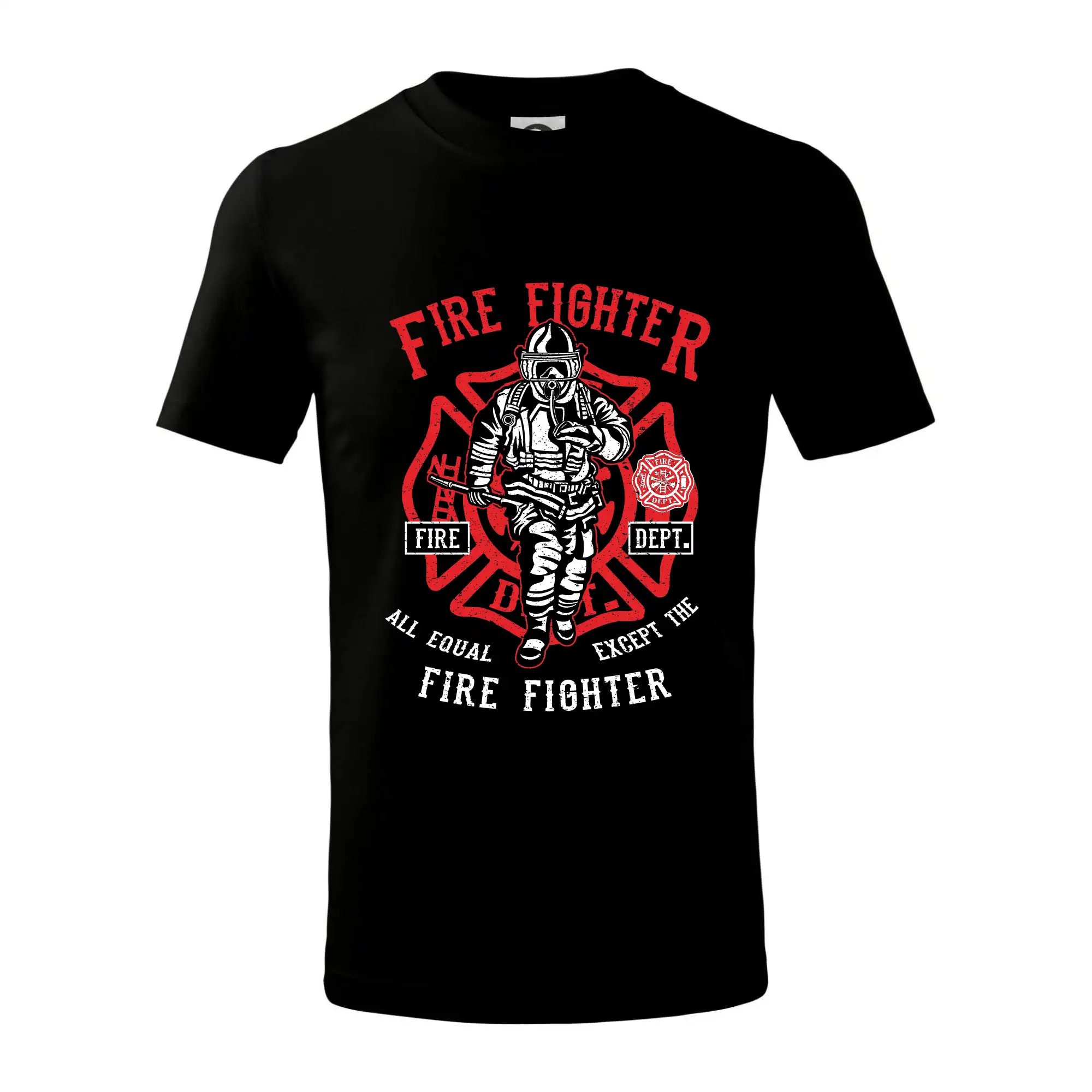 Originálne tričká pre hasičov - Fire Fighter - Tričko detské bavlnené