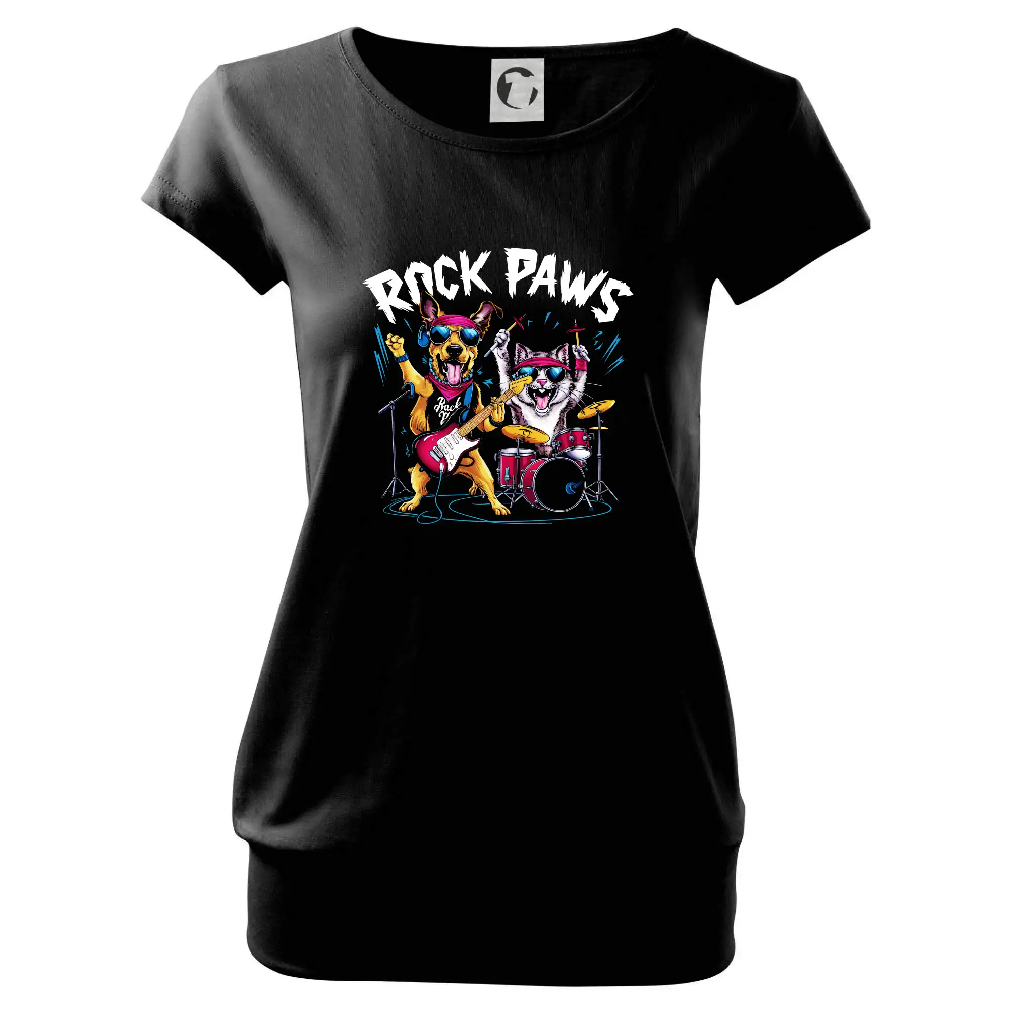 Rock Paws - Voľné tričko city