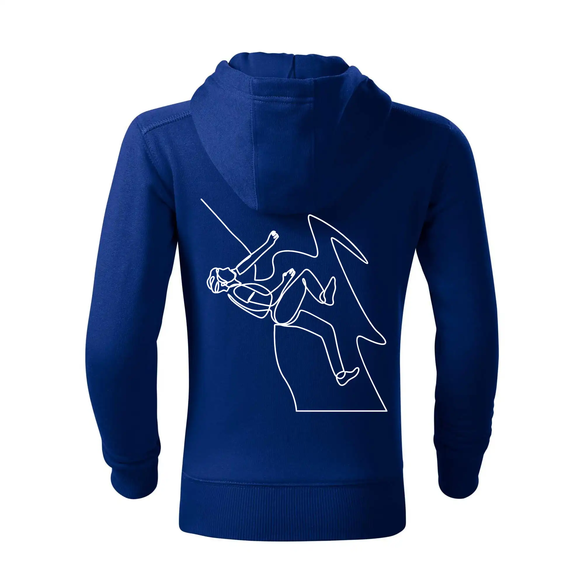 Lezec na skále jedním tahem