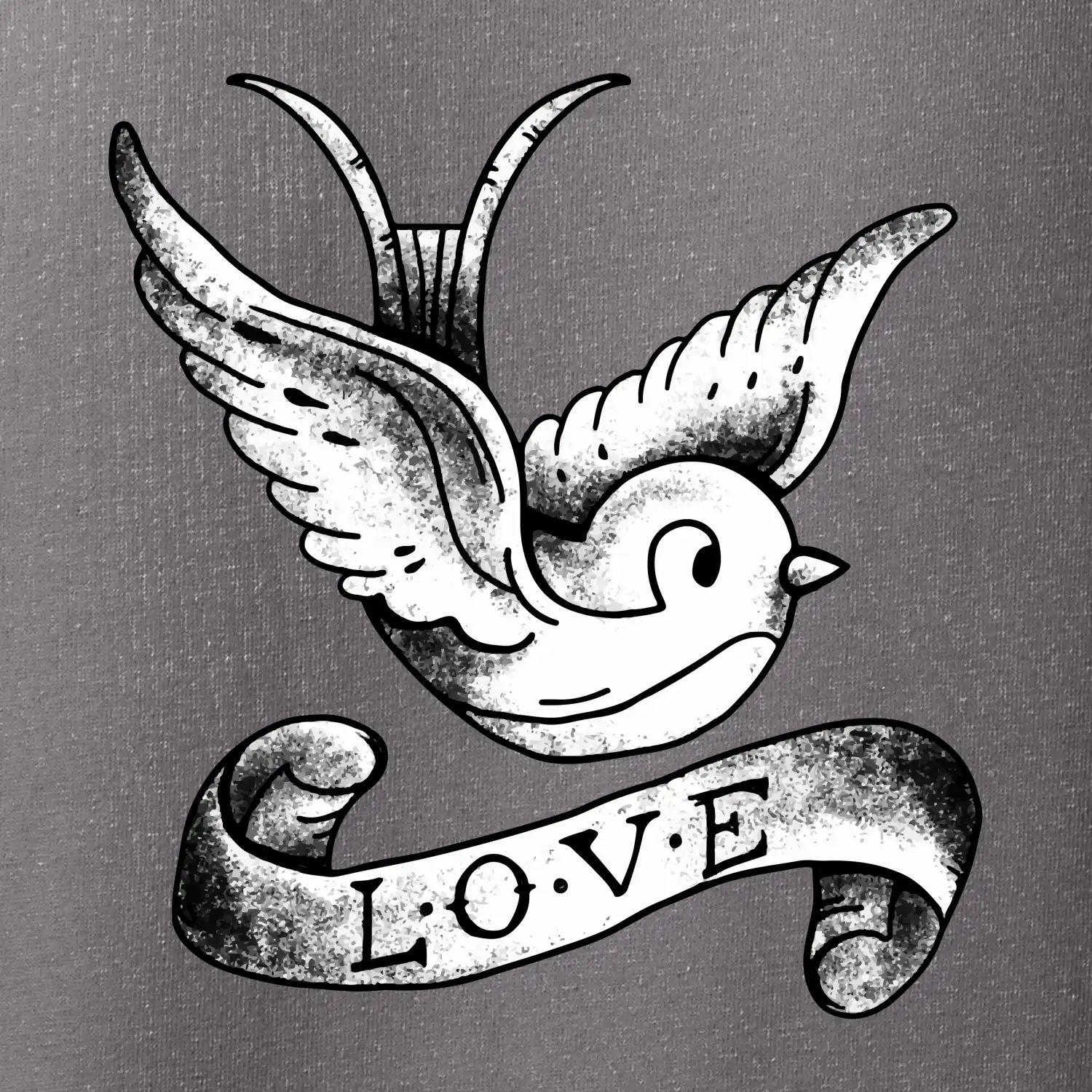 Love holubice - kreslená