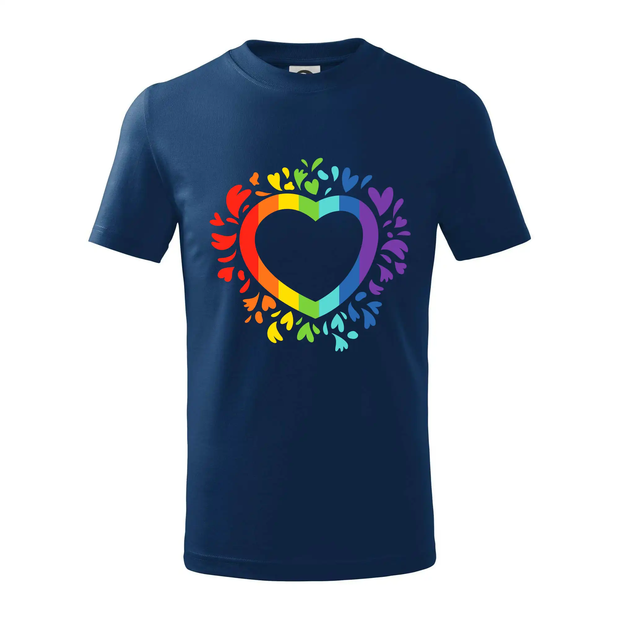 Tričká pre LGBT a Queer komunitu - Srdce pride kvety - Tričko detské bavlnené