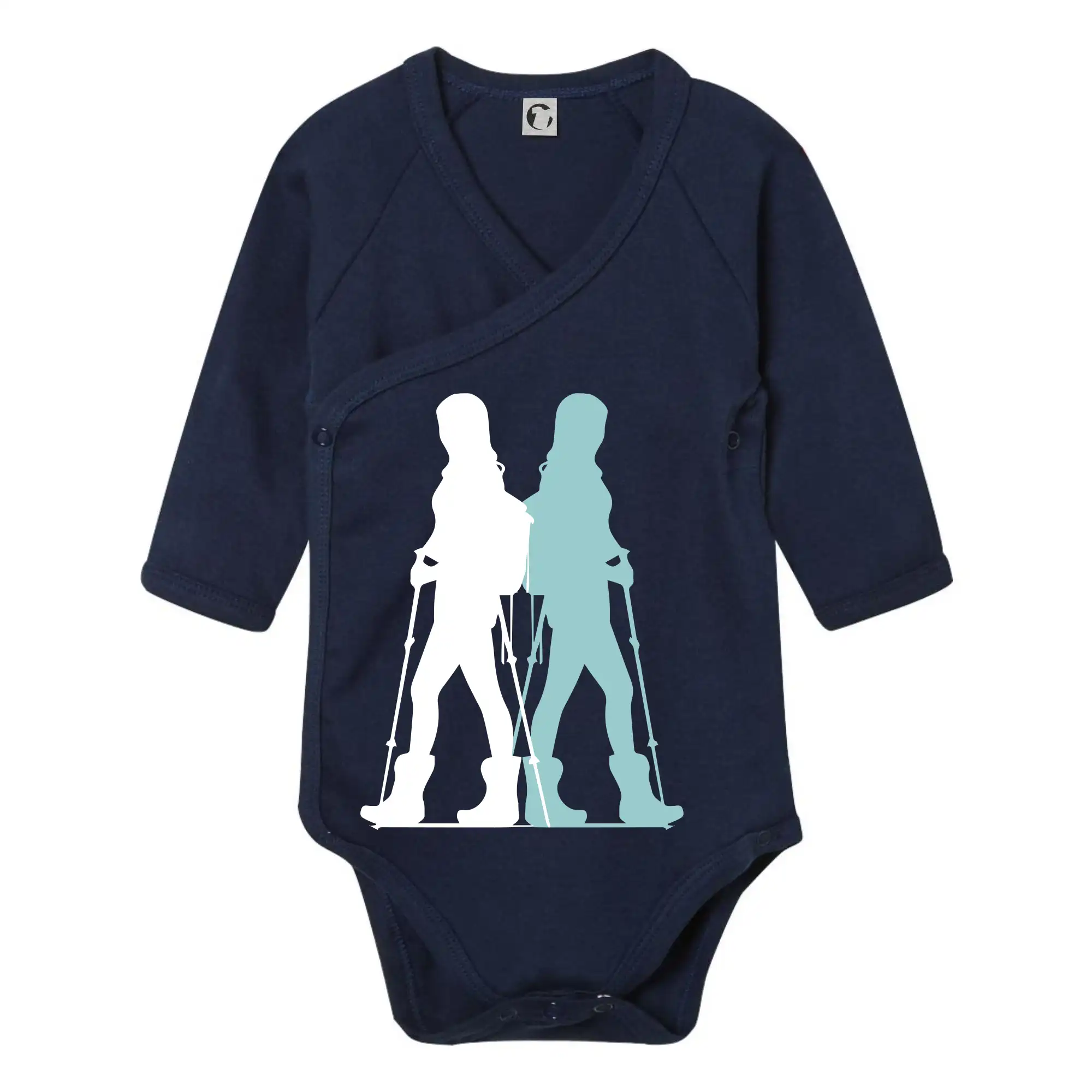 Nordic walking figury - žena