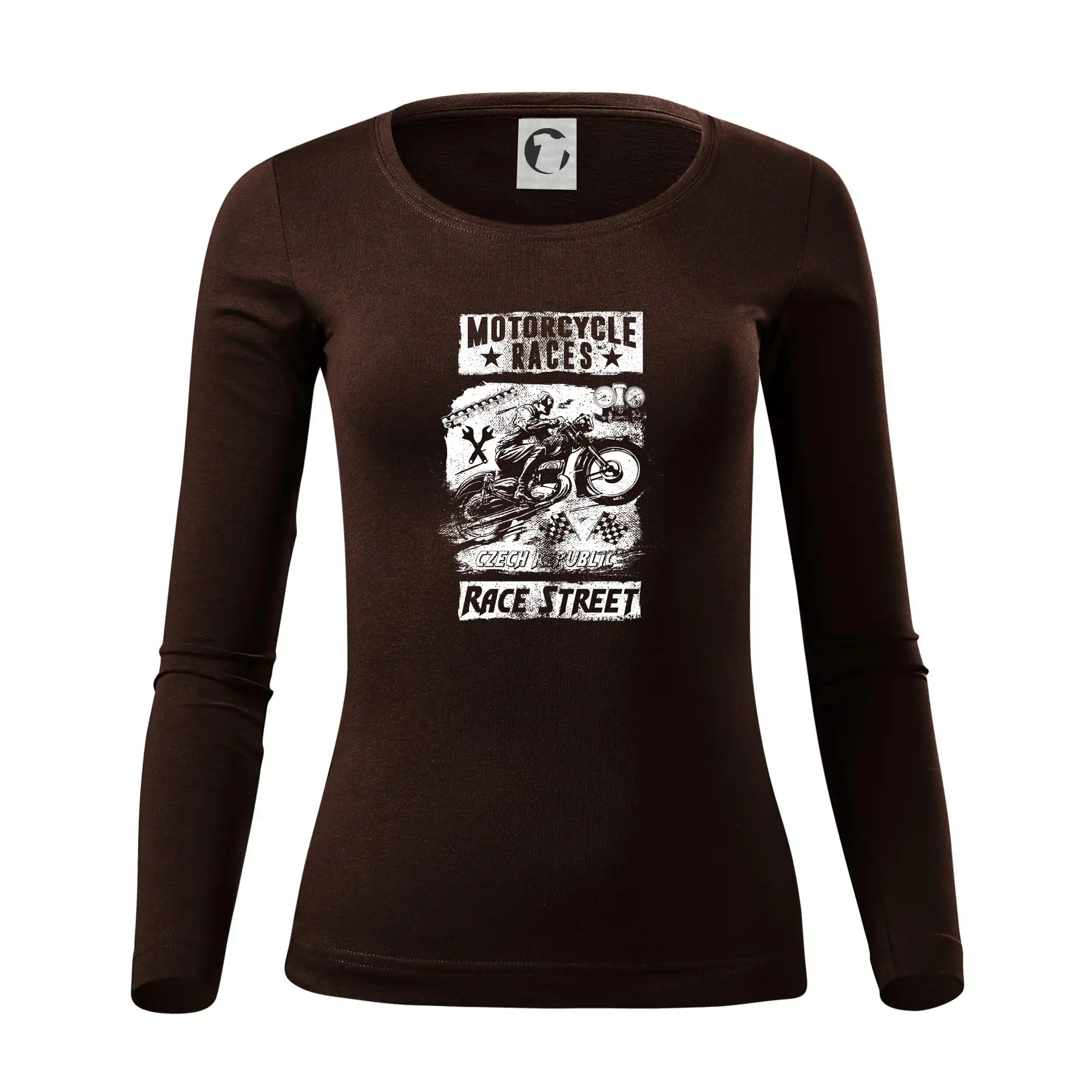 Tričká pre motorkárov¨ - Motorcycle Races - Dámske tričko FIT-T LS - zužené