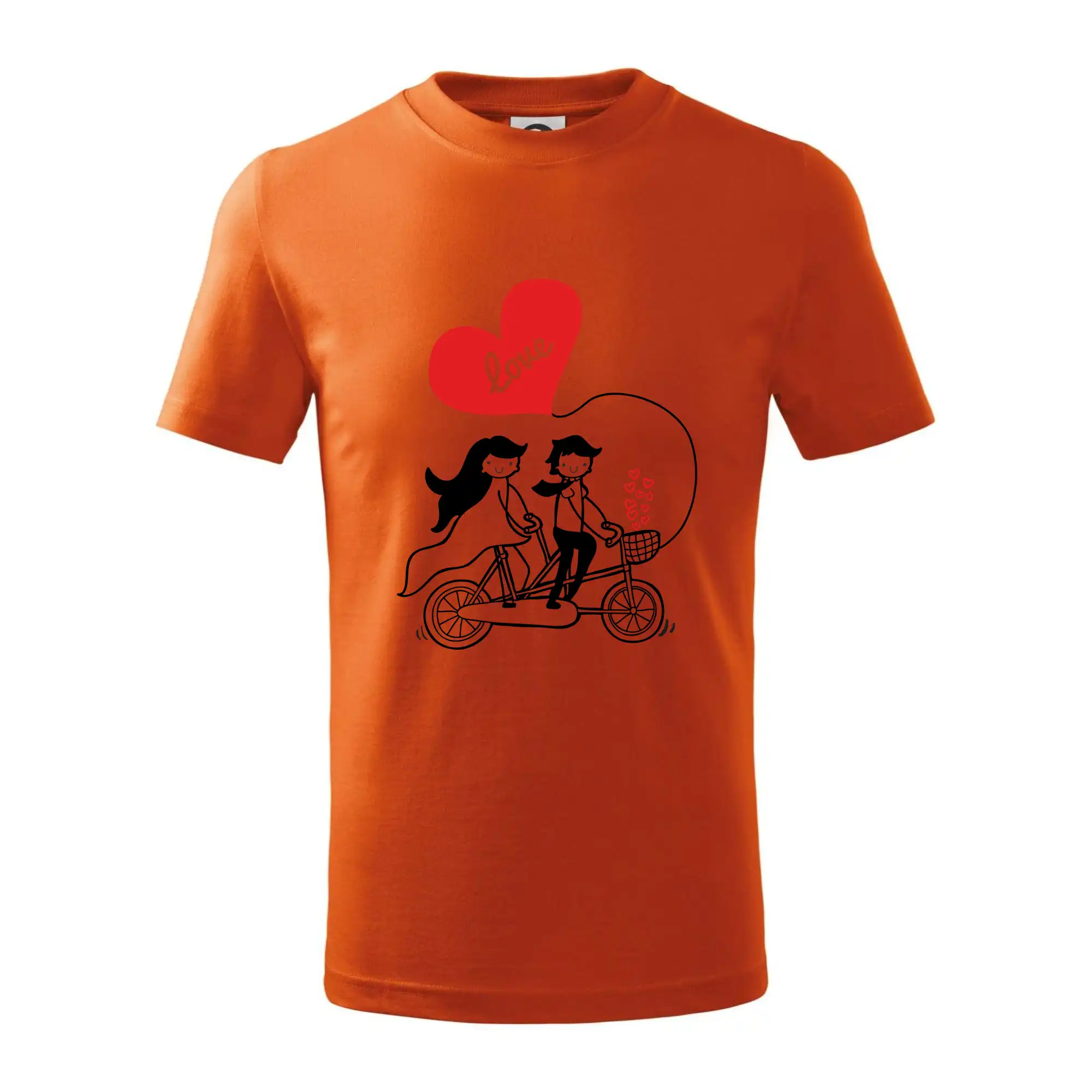 Svadobné tričká - Bicykel manželia - Tričko detské bavlnené