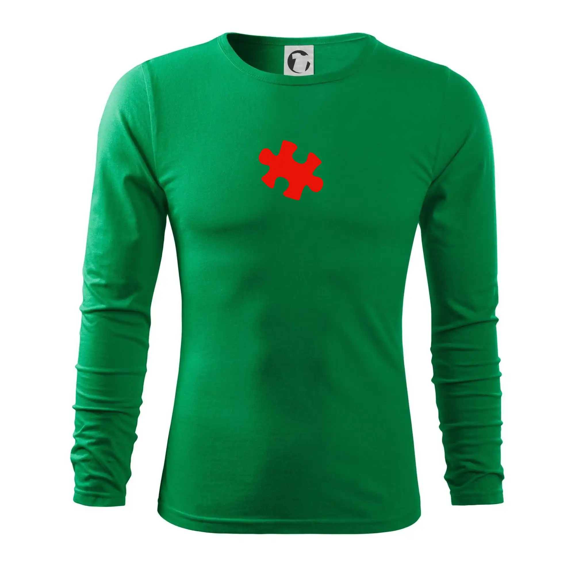 Tričká pre zamilovaných - Láska puzzle - Tričko s dlhým rukávom FIT-T long sleeve