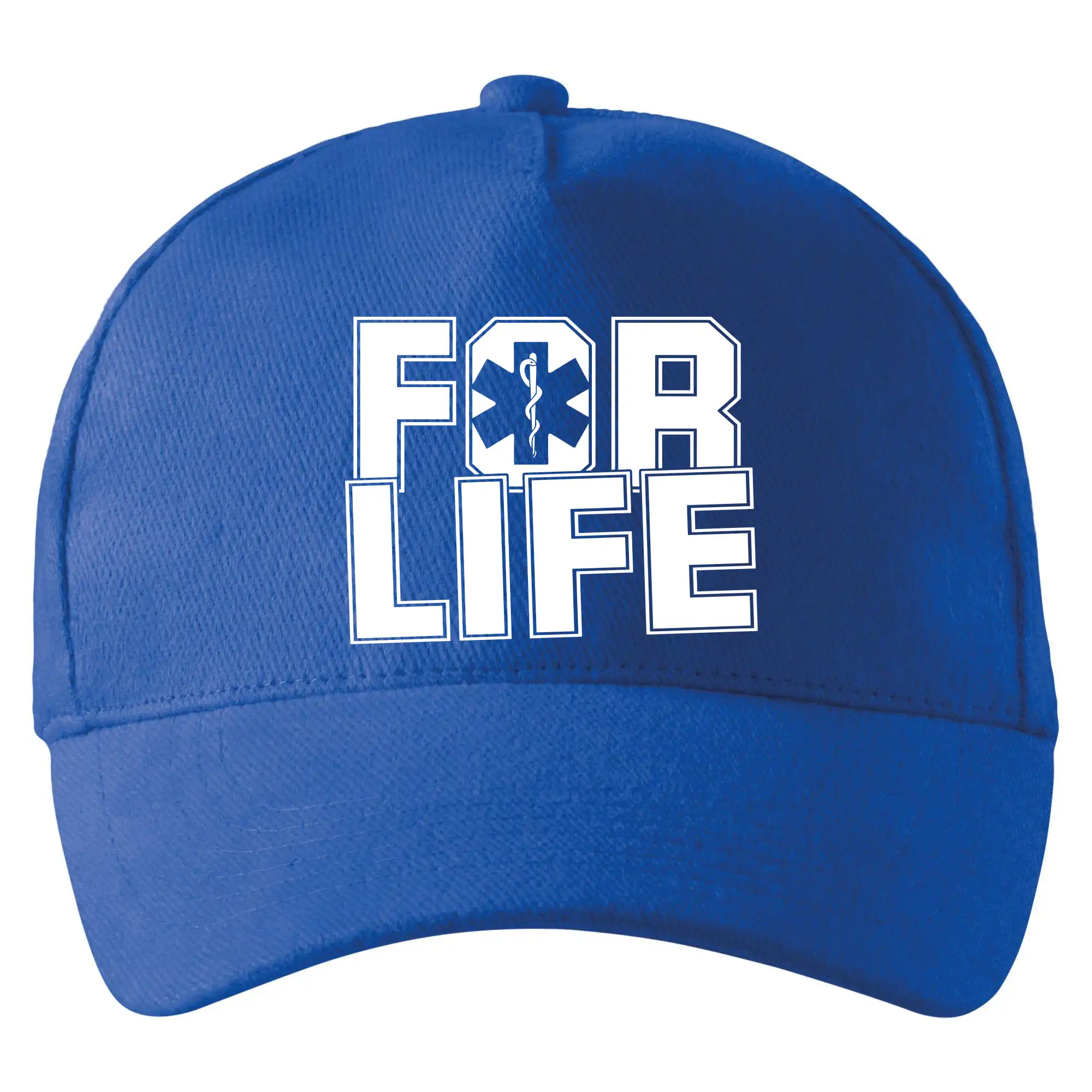 Tričká a mikiny pre záchranárov a lekárov - Kvalitné oblečenie pre zdravotníkov - For Life - Šiltovka so zahnutým šiltom a mosaznou sponou
