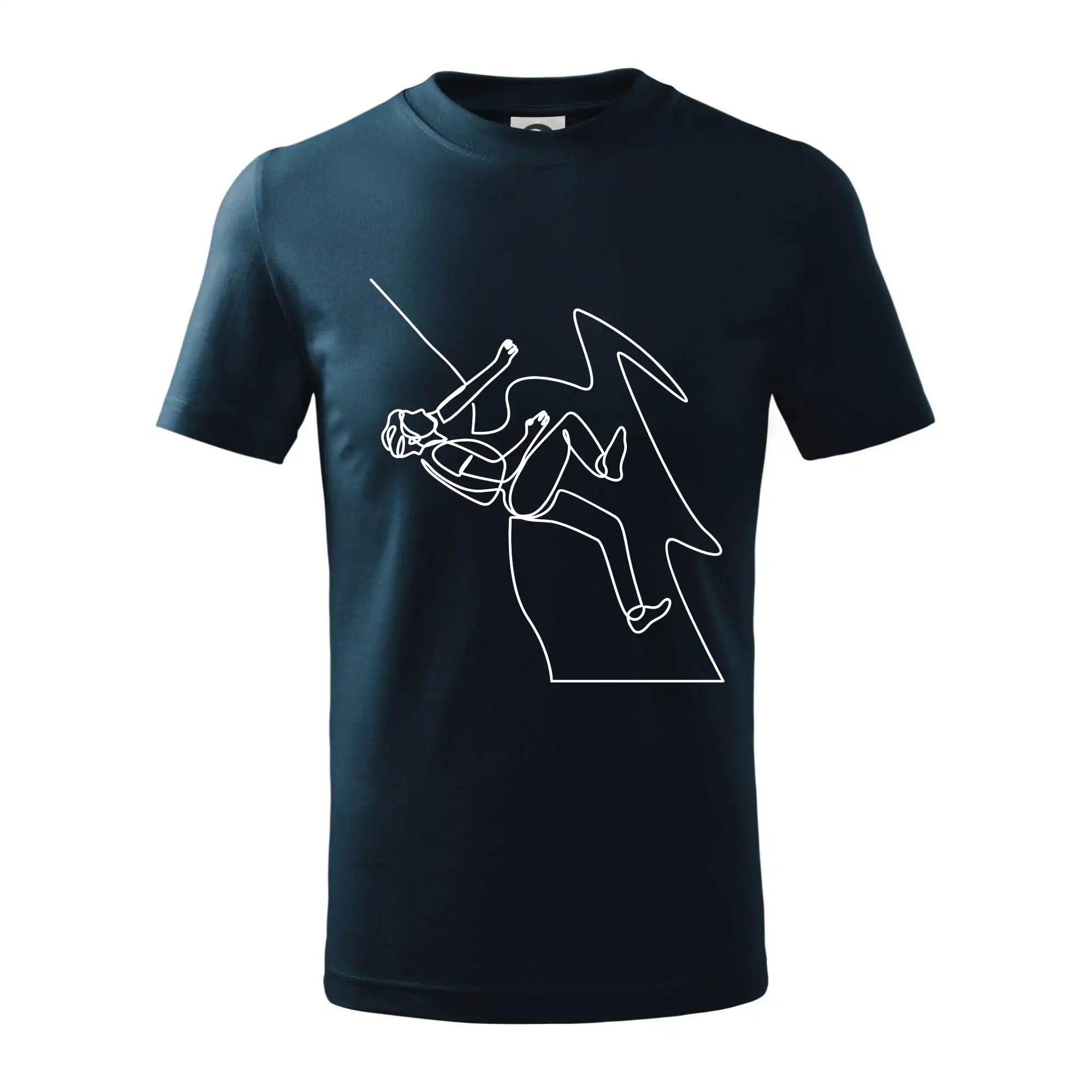 Lezec na skále jedním tahem