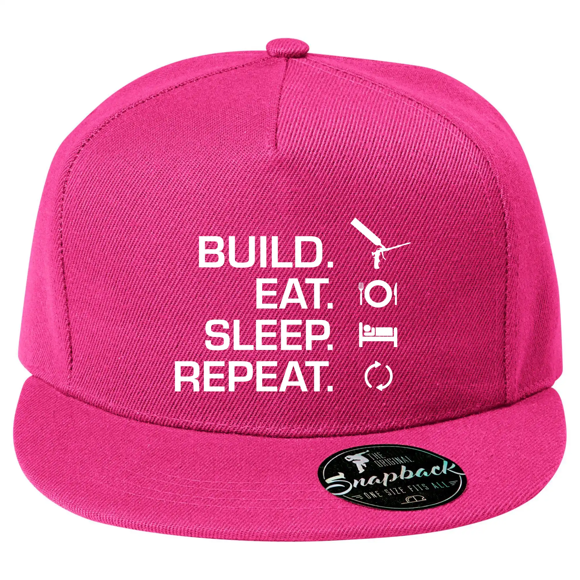 Build eat sleep repeat - montážní pěna