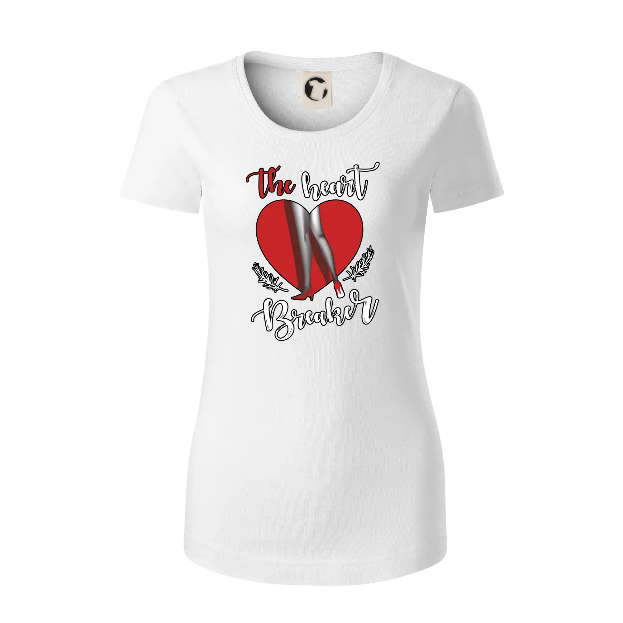 Tričká na párty - The Heart breaker - srdce - Dámske tričko z organickej bavlny Origin (GOTS)