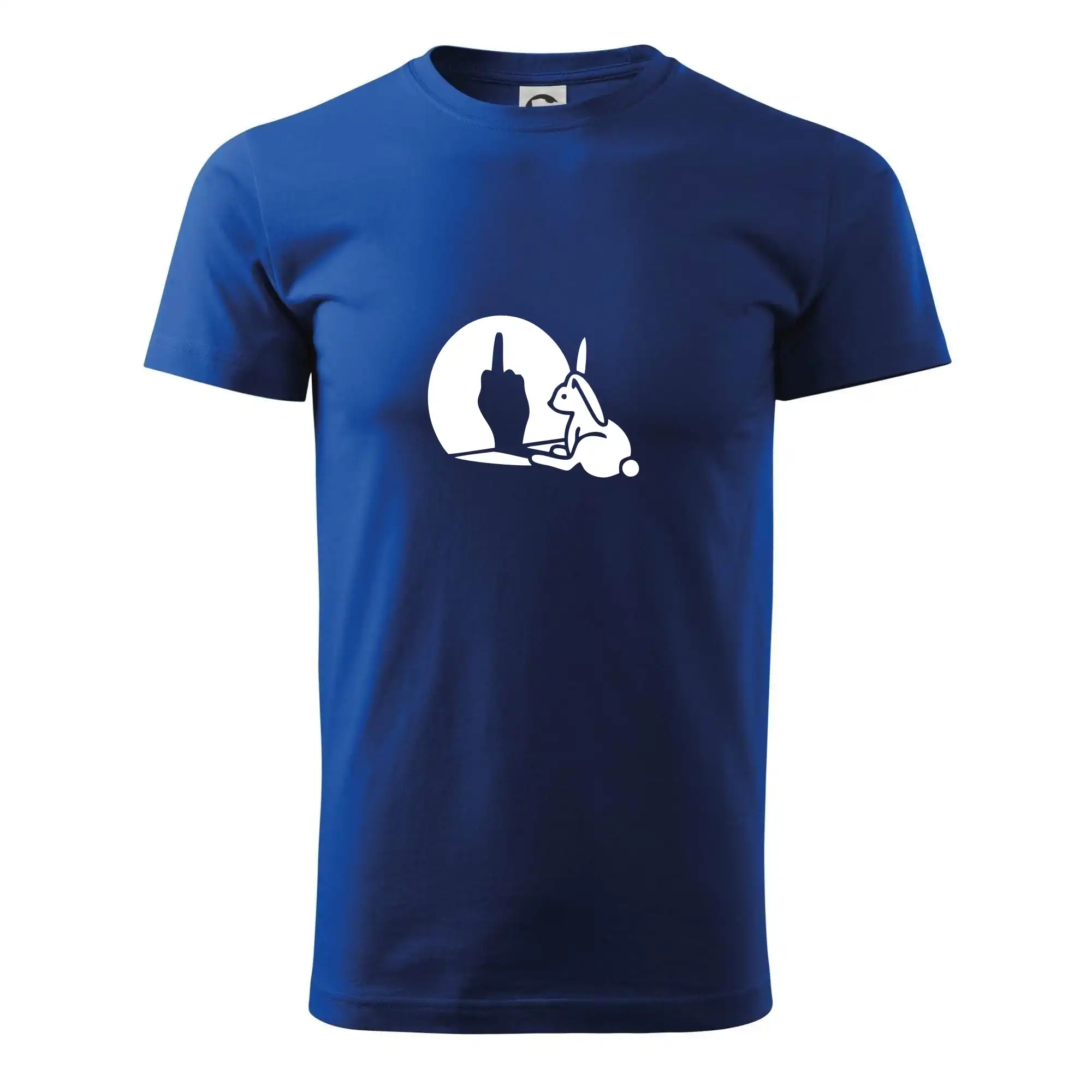 Veľkonočné tričká - Zajac tieň fuck - Klasické pánske tričko vyššej gramáže