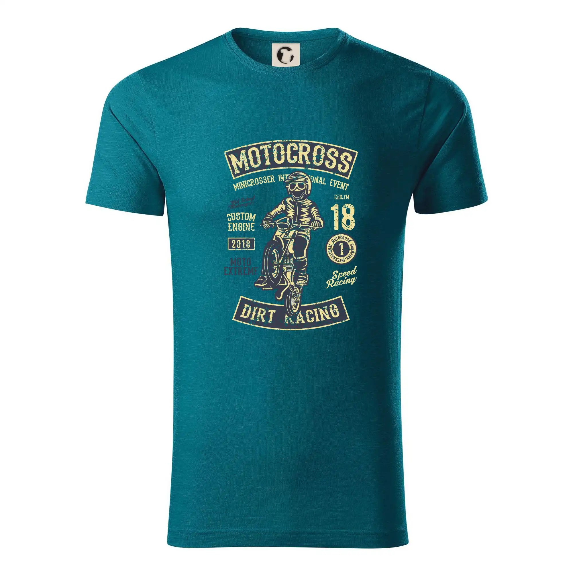 Motocross tričká - Moto Cross vintage - Tričko z organickej bavlny