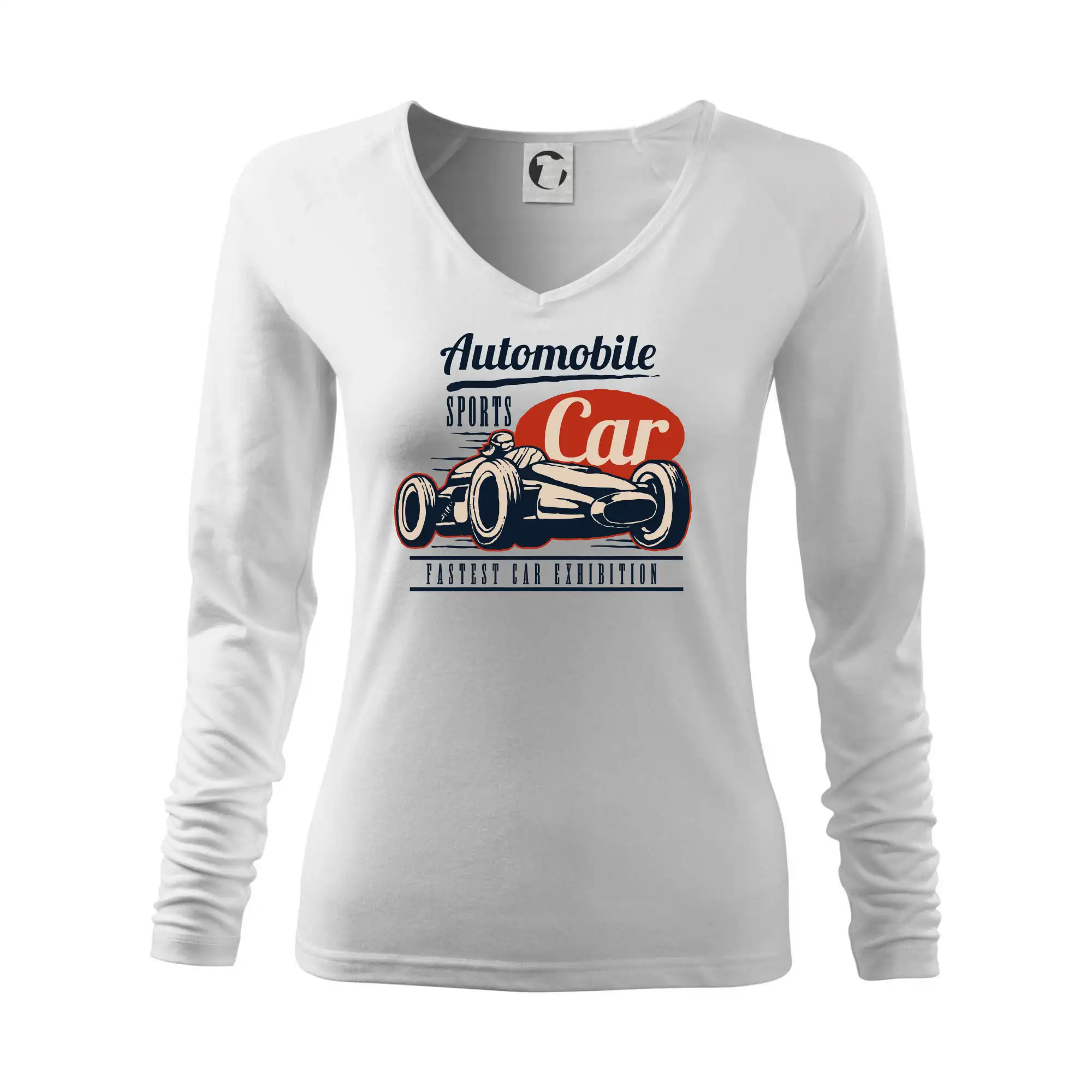 Auto tričká - Automobile sports car - Tričko dámske Elegance