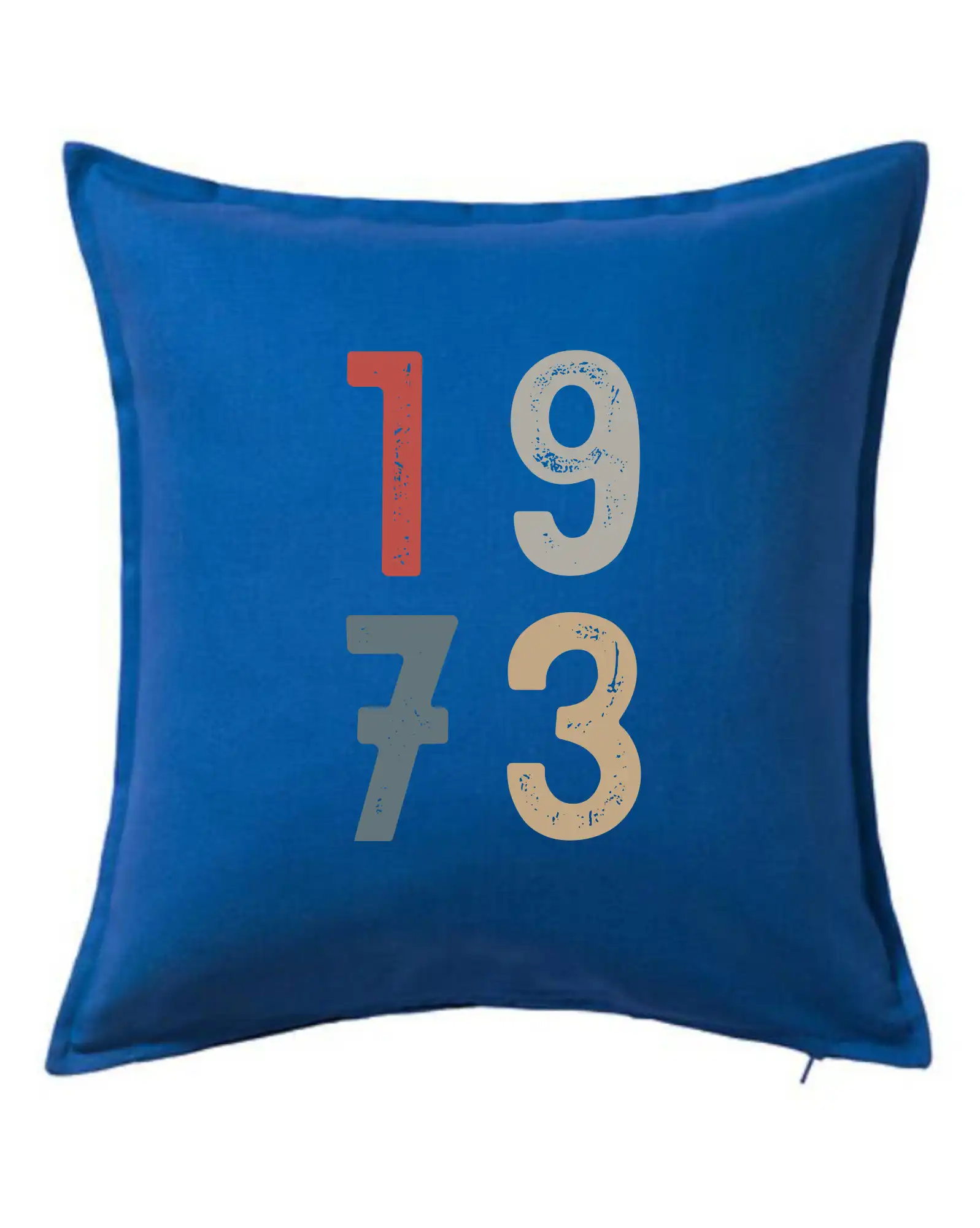 Tričká k narodeninám - Vintage číslica 1973 - Vankúš 50x50
