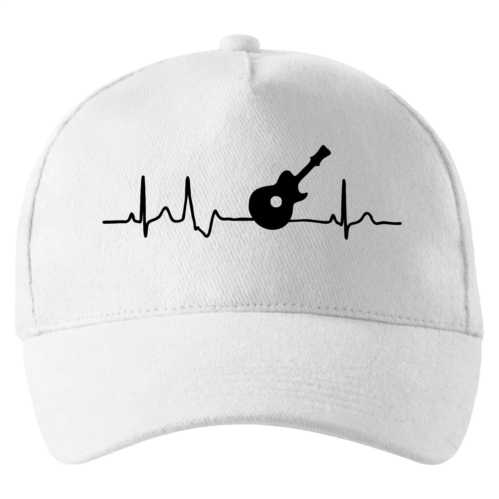 EKG akustická gitara - Šiltovka so zahnutým šiltom a mosaznou sponou