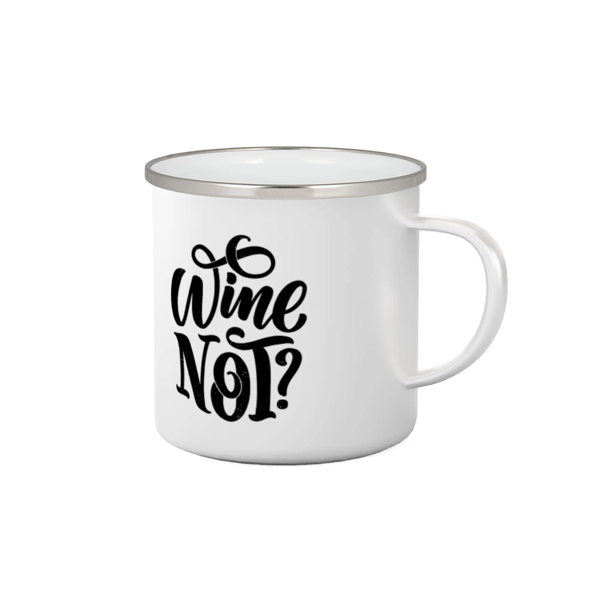 Vtipná tričká s tematikou vína - Wine not - čierna - Plecháčik