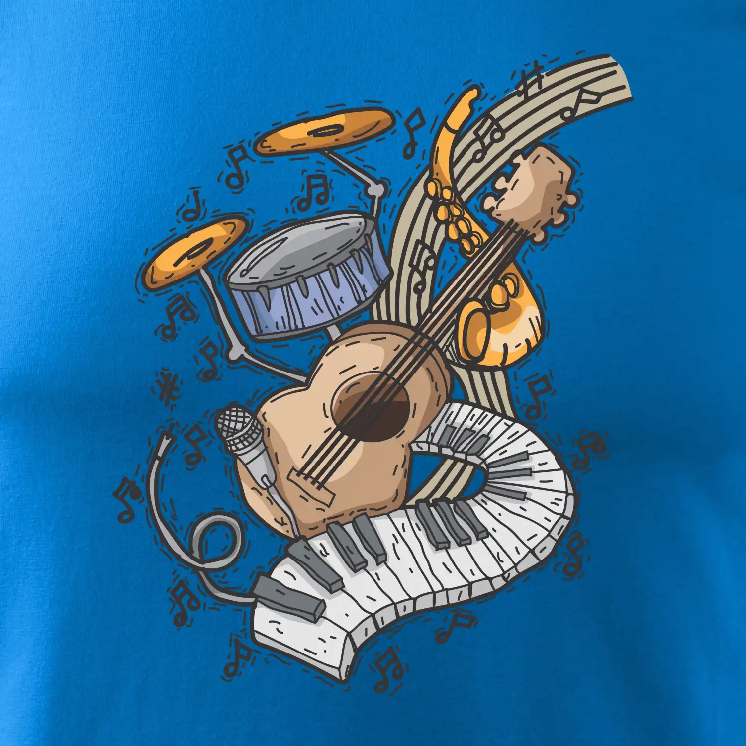 Hudební nástroje v notách