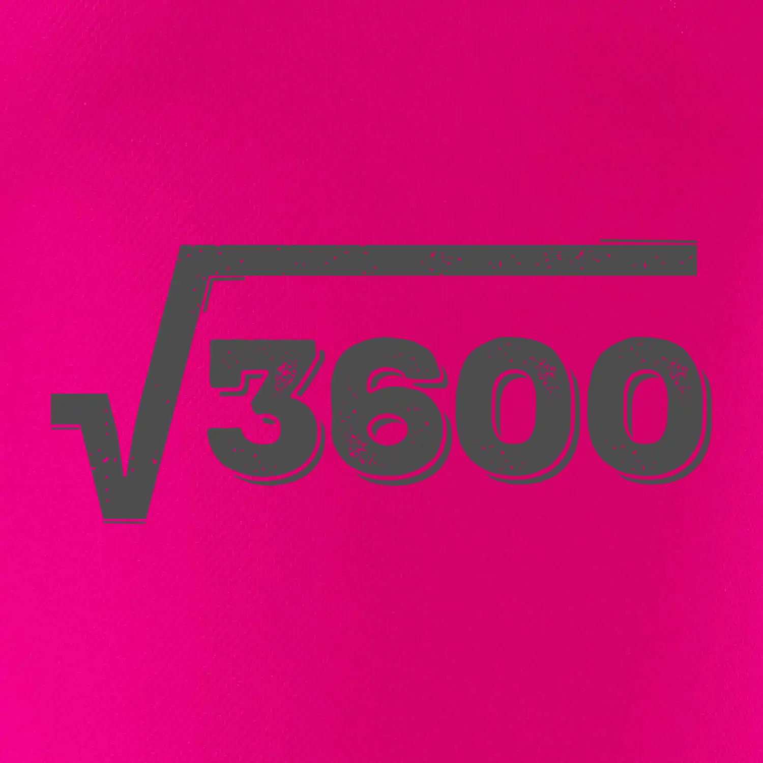 Narozeniny odmocnina 60