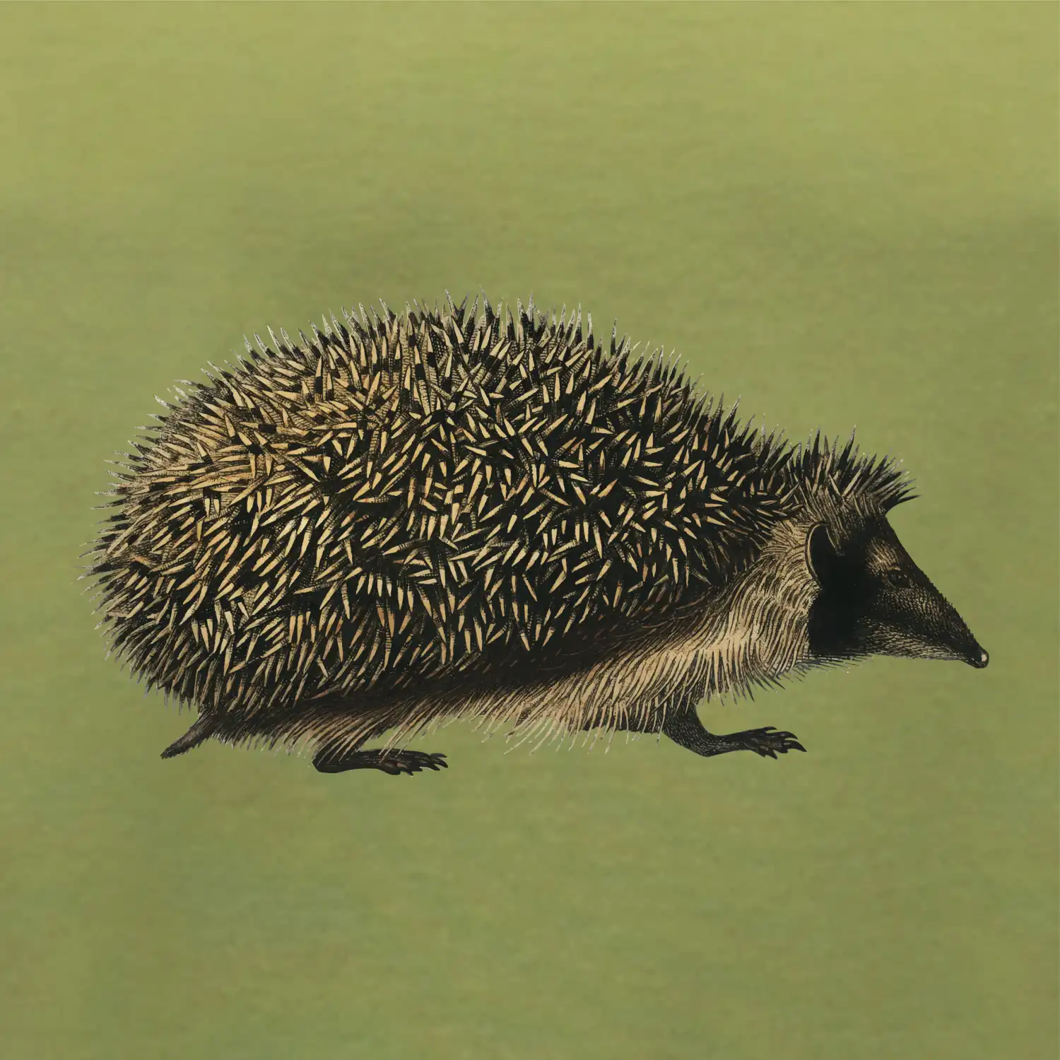 Ježek kresba