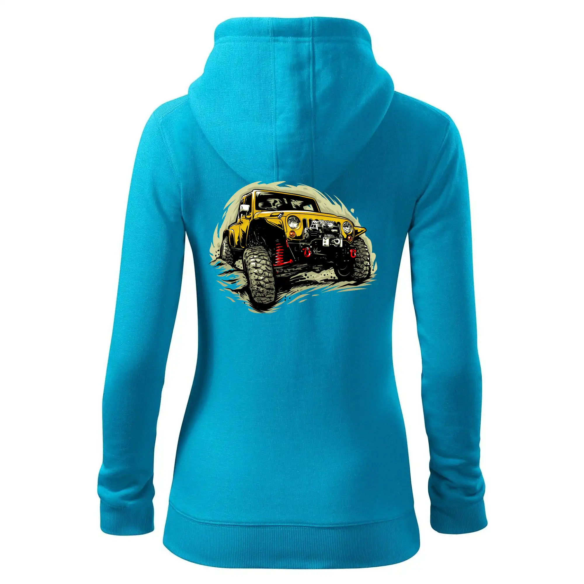 Žlutý offroad s navijákem