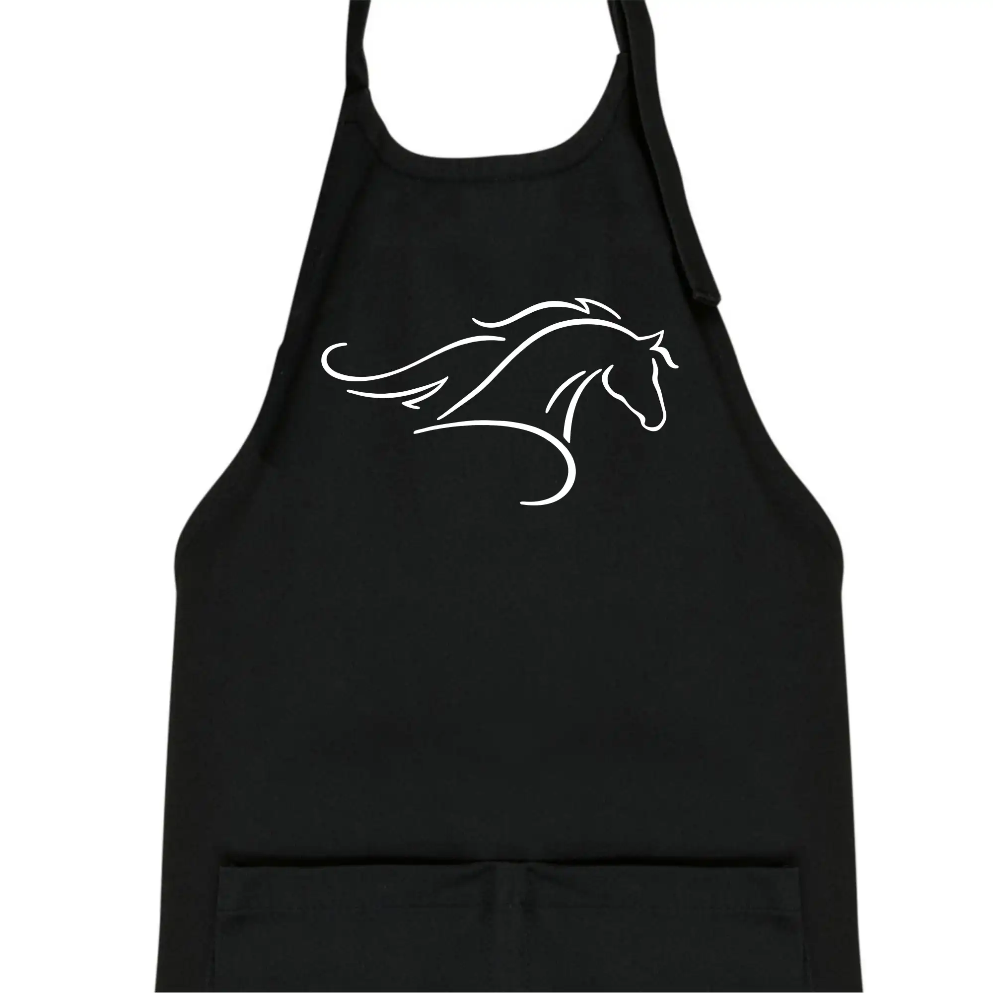 Kůň - bežící silueta hlavy