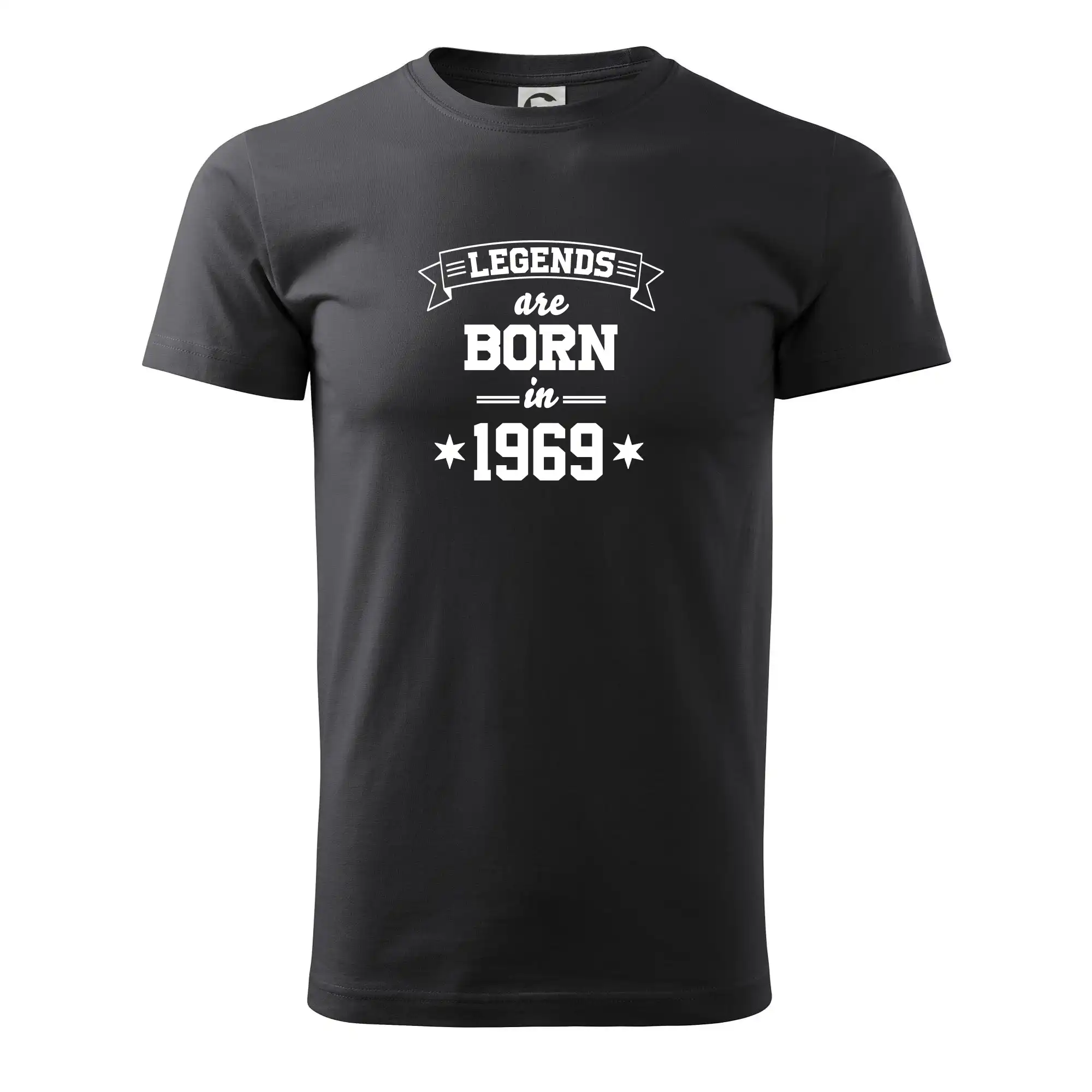 Trička s ročníkom 1969 - Legends are born in 1969 - Pánske tričko nižšej gramáže