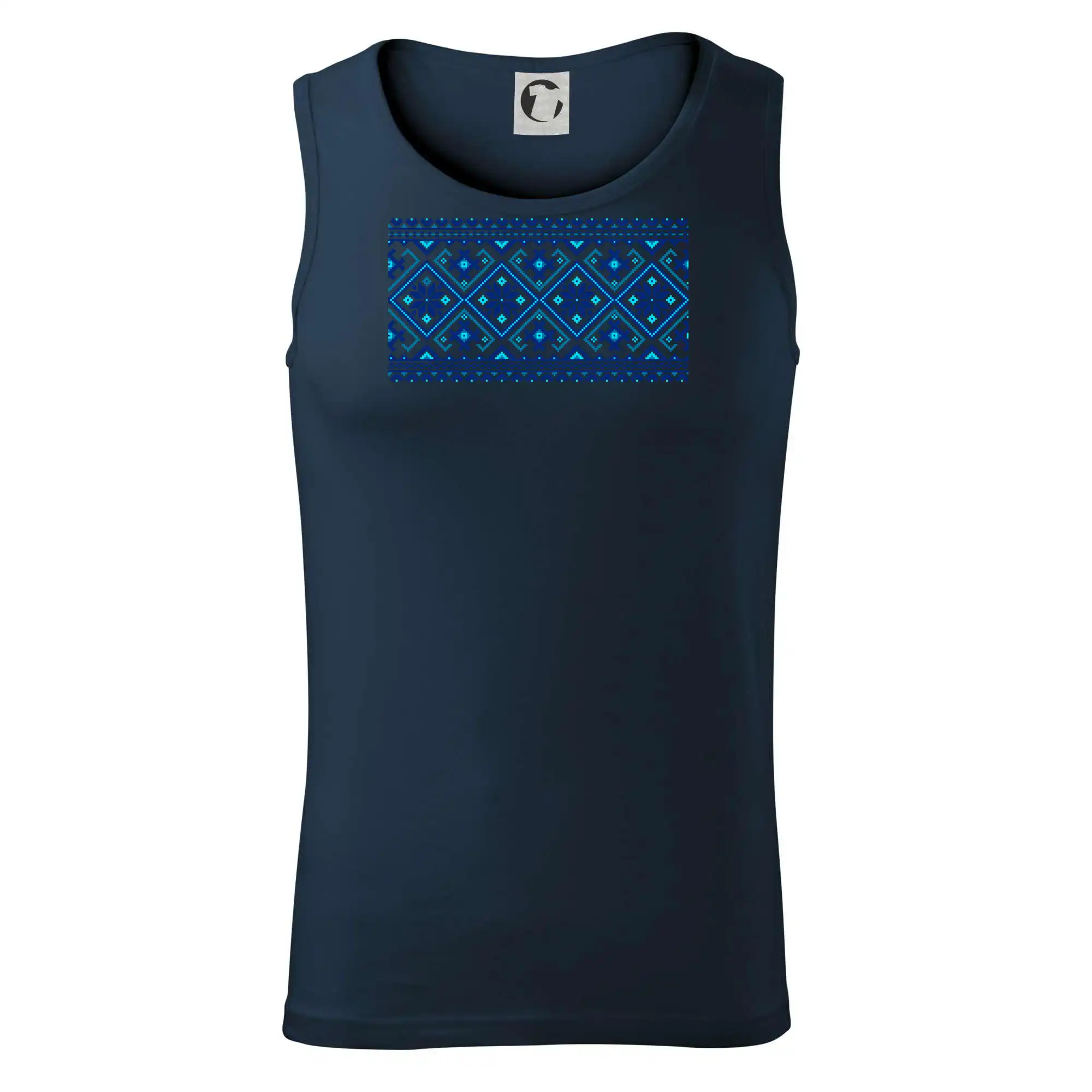 Ukrajinský vzor - modrý