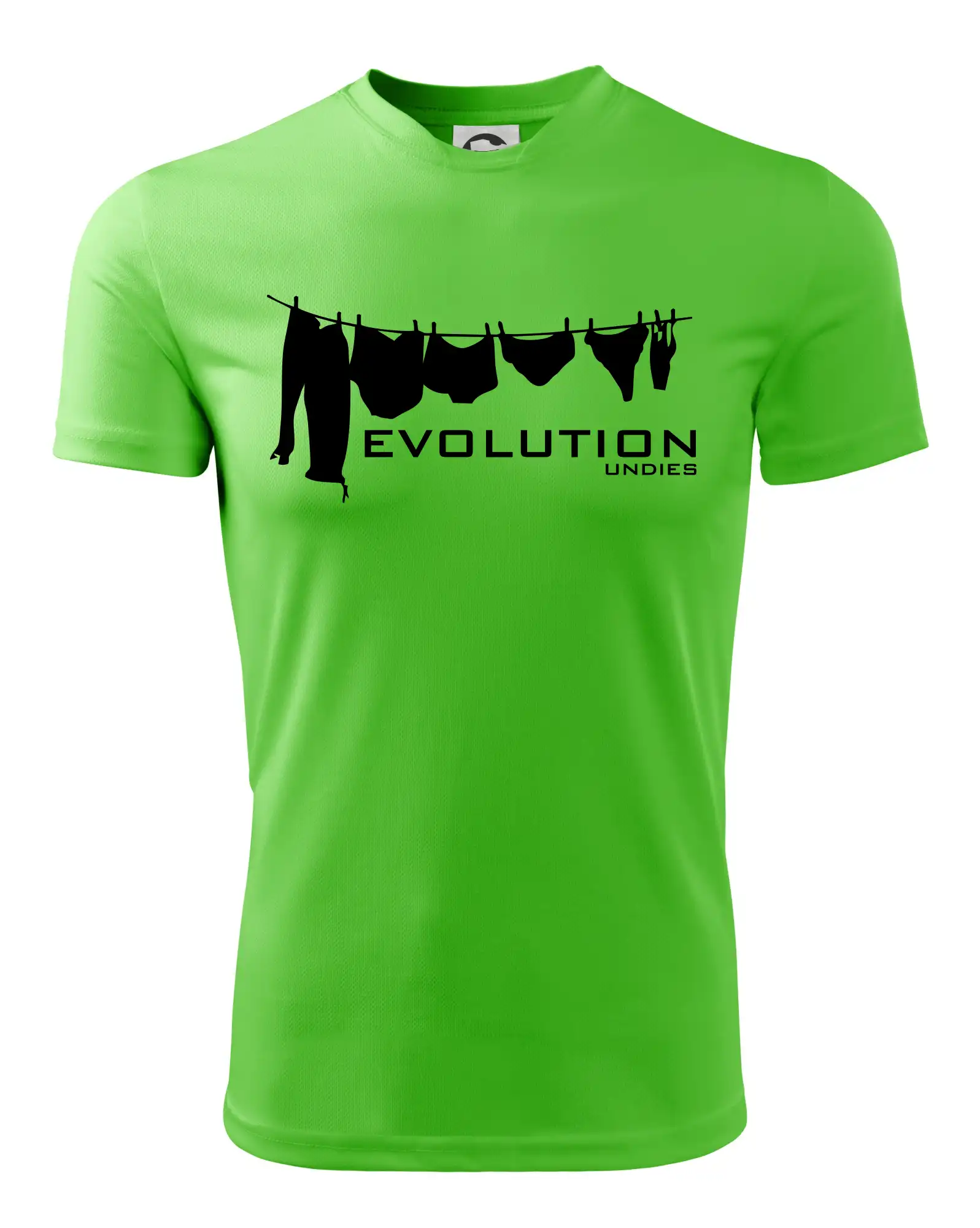 Tričká s potlačou evolúcia - Evolúcia spodnej bielizne - Detské tričko športové