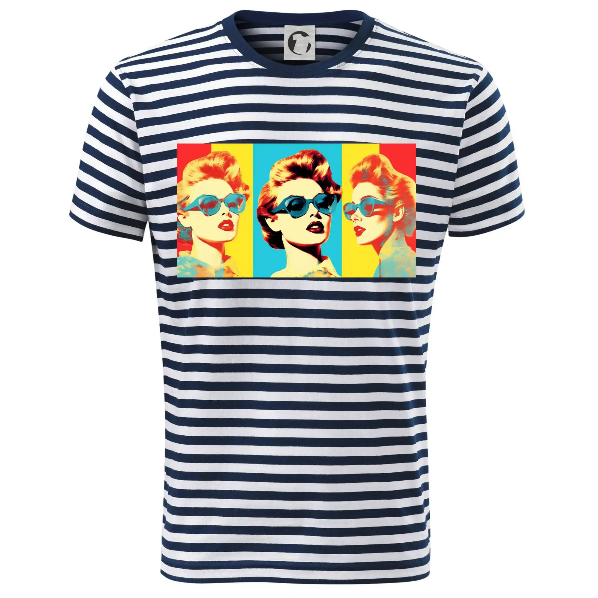 Grafické tričká - Koláž retro ženy - Dětské triko na vodu