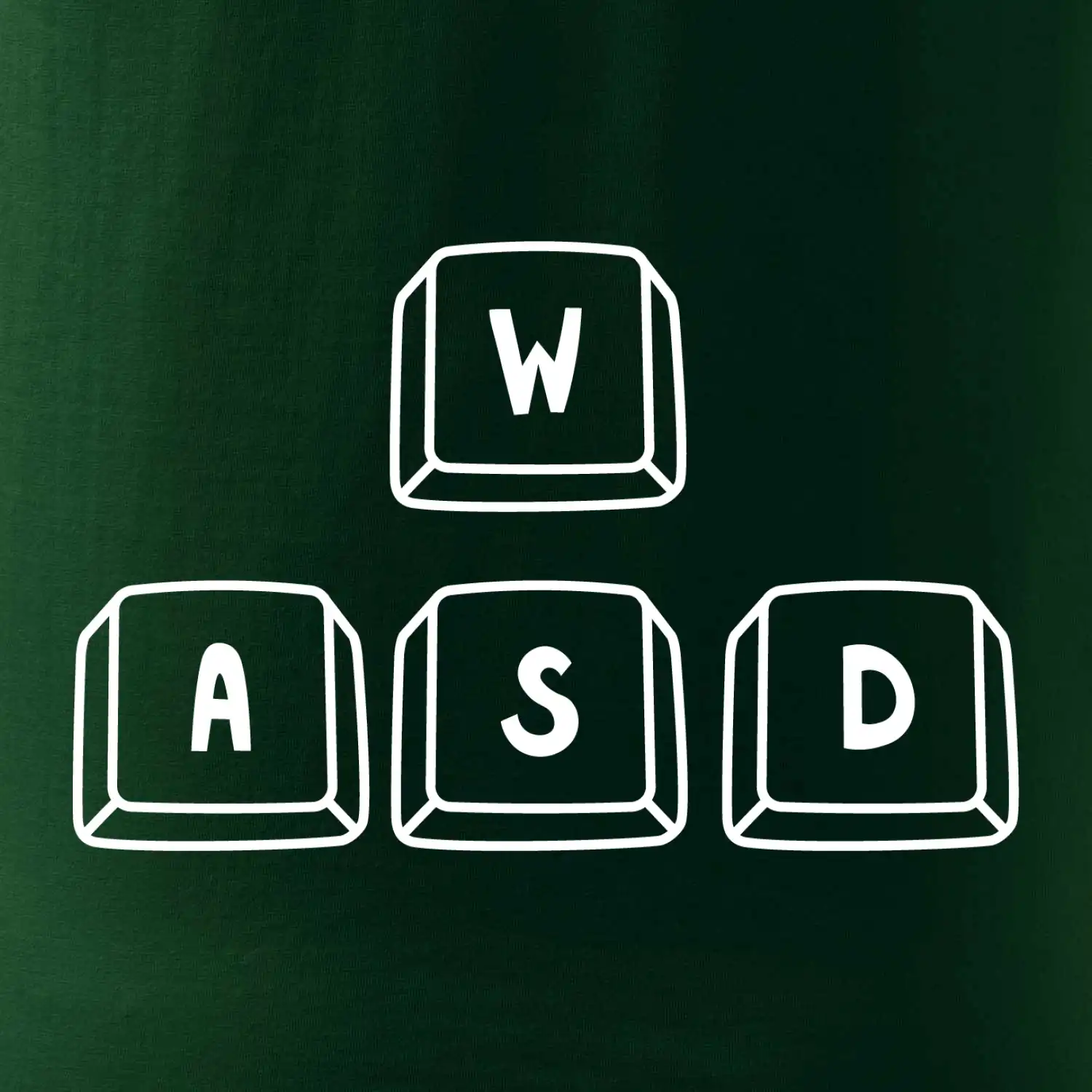 WASD klávesy - prso