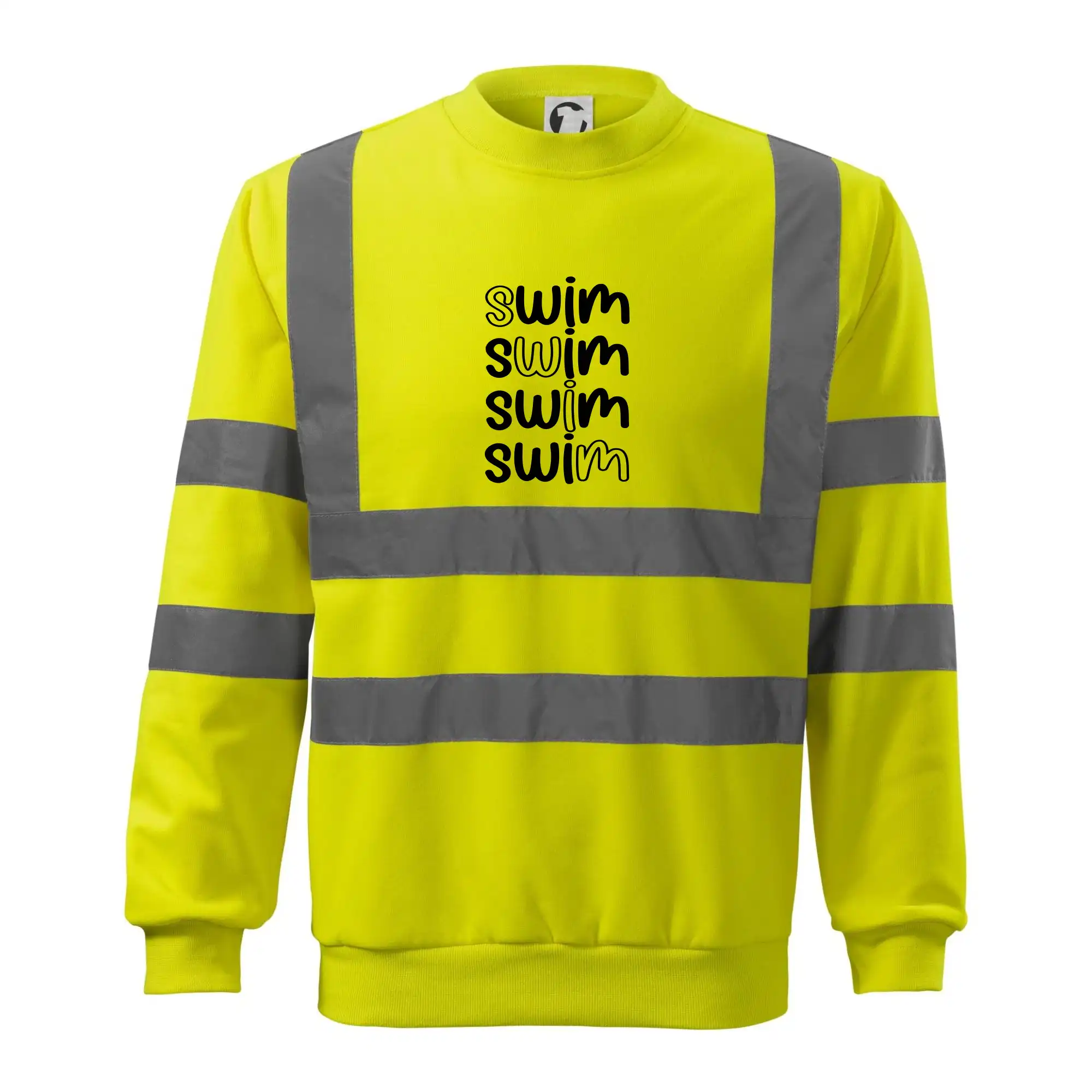 Ostatné športy - Swim nápis - Reflexná mikina