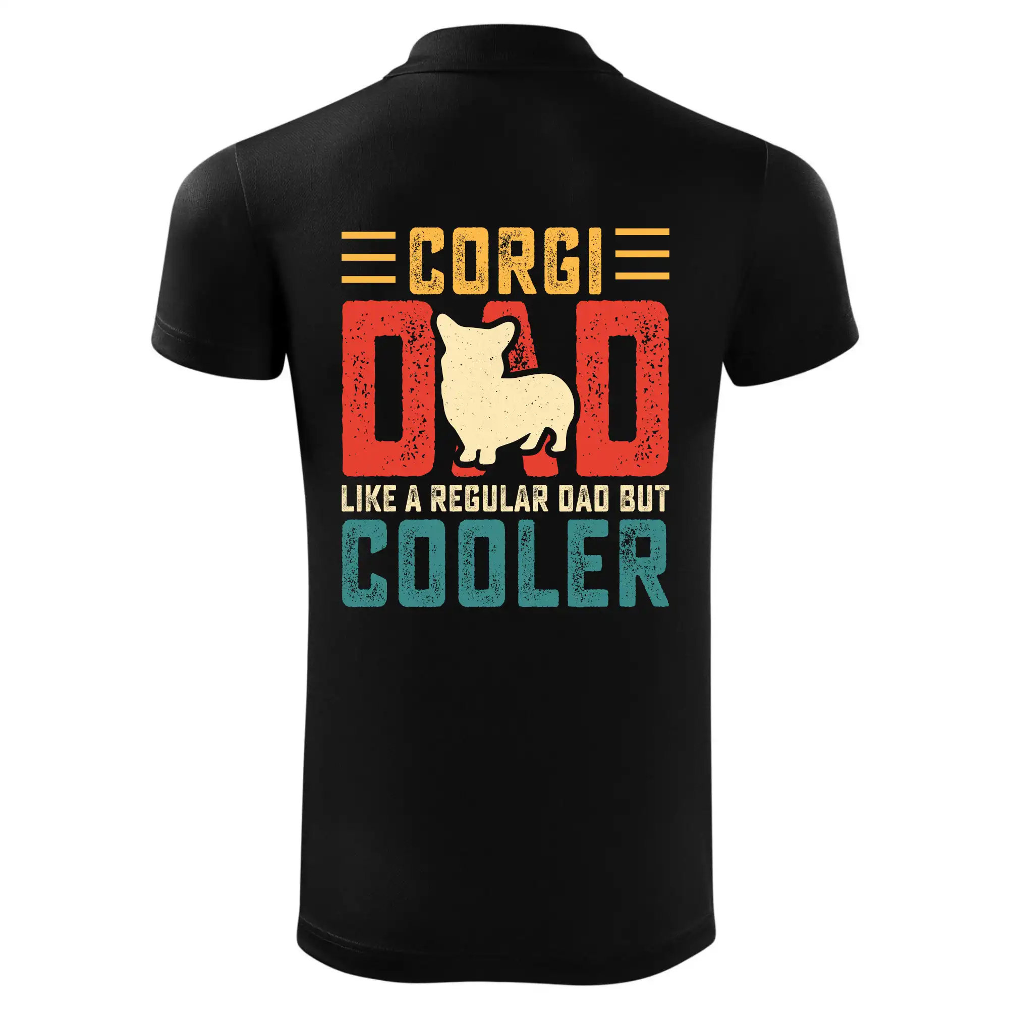 Corgi dad like a regular dad but cooler