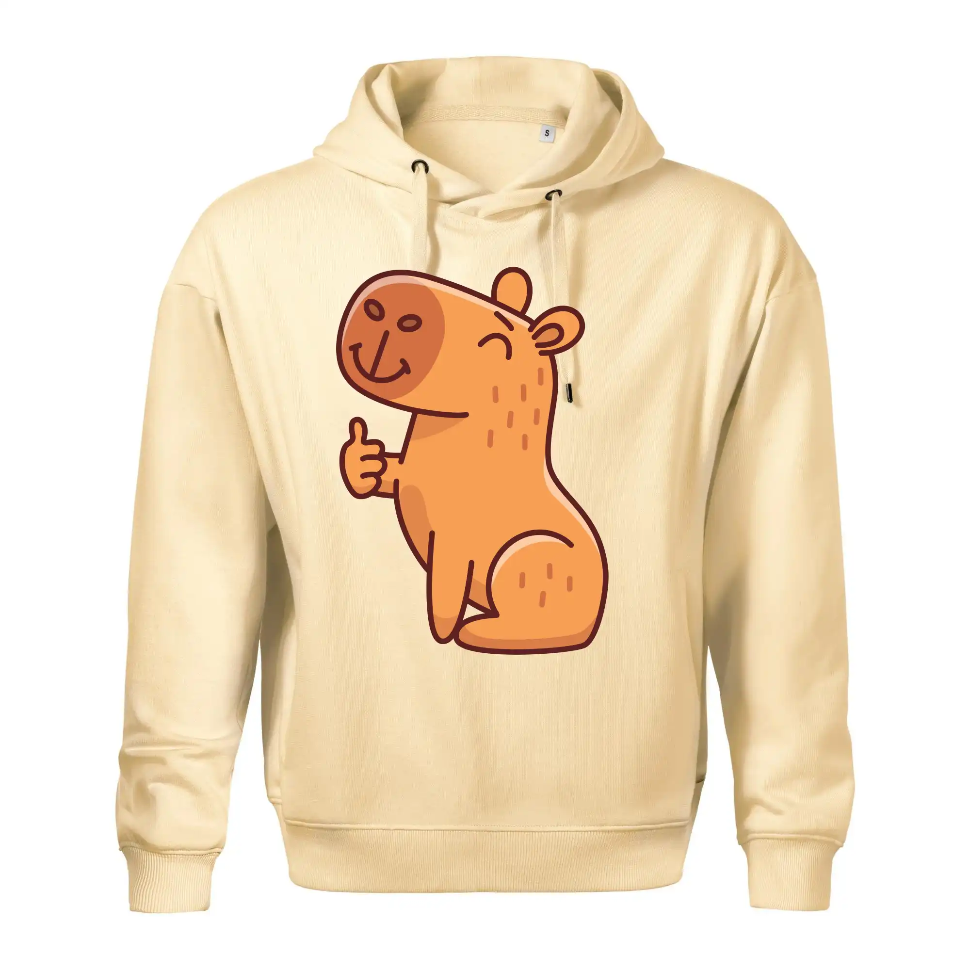 Kapybara s palcem nahoru