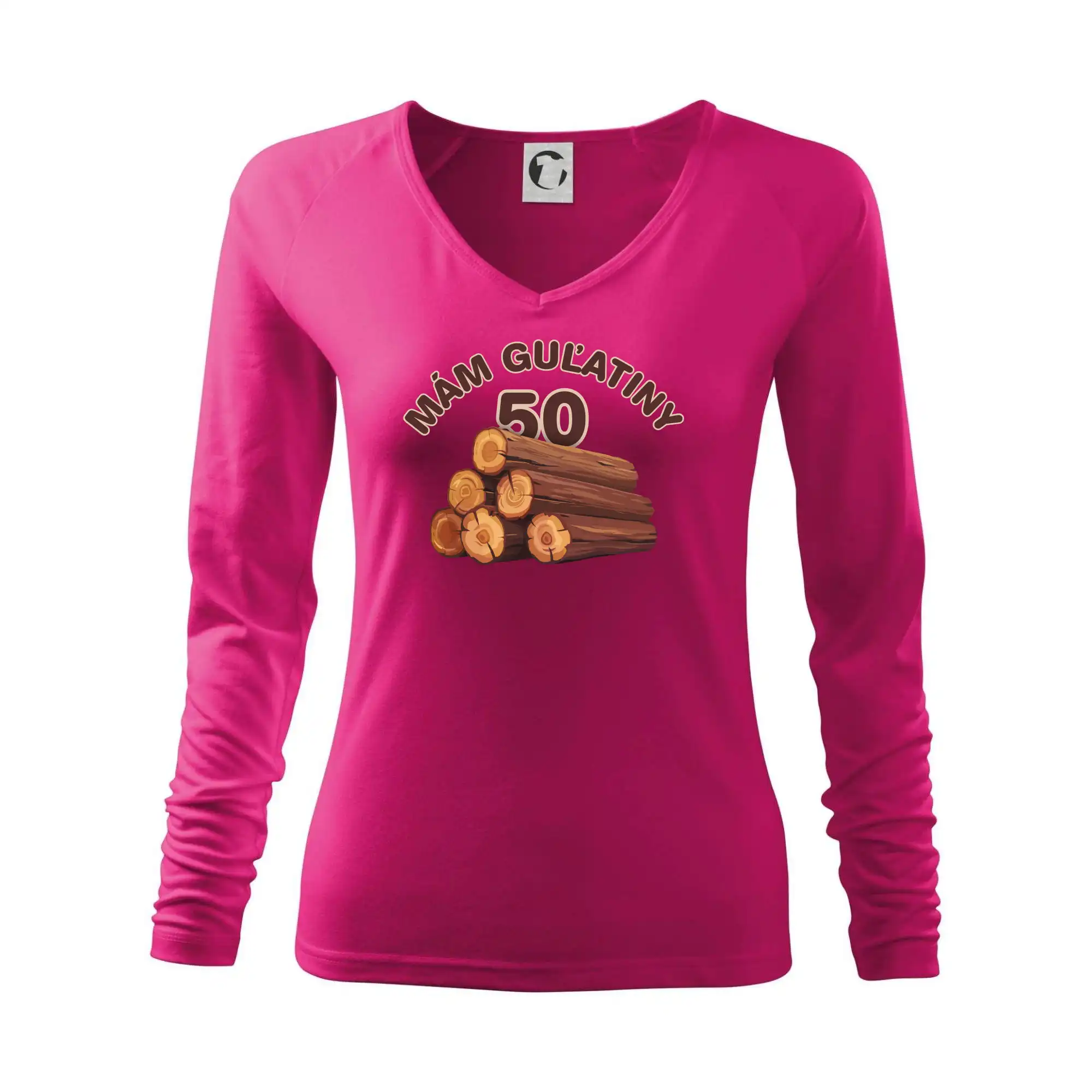 Mám guľatiny 50 - Tričko dámske Elegance