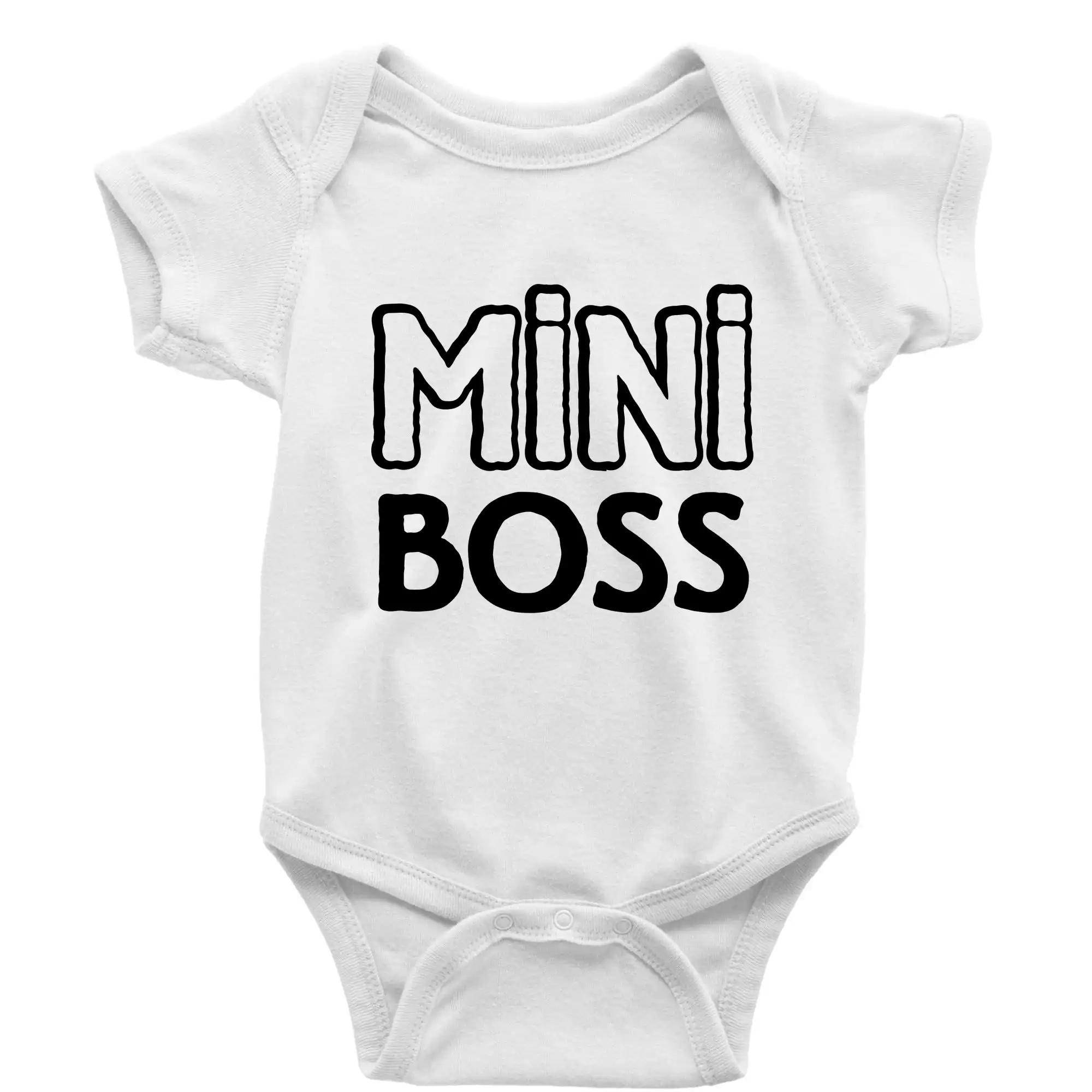 Big boss mini boss - Body dojčenské s krátkym rukávom