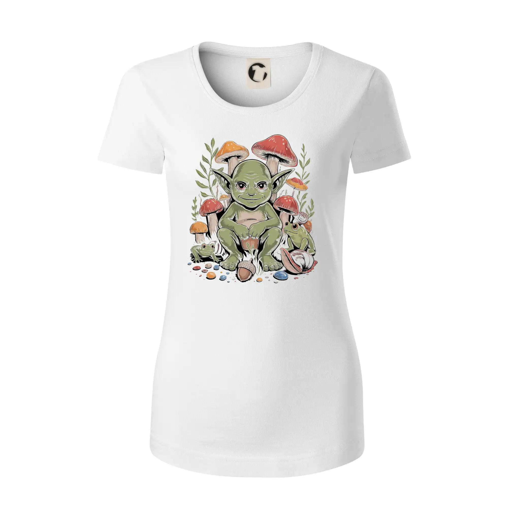 Tričká s motívmi ktoré frčia na internete - Goblincore  grimy forest goblin - Dámske tričko z organickej bavlny Origin (GOTS)