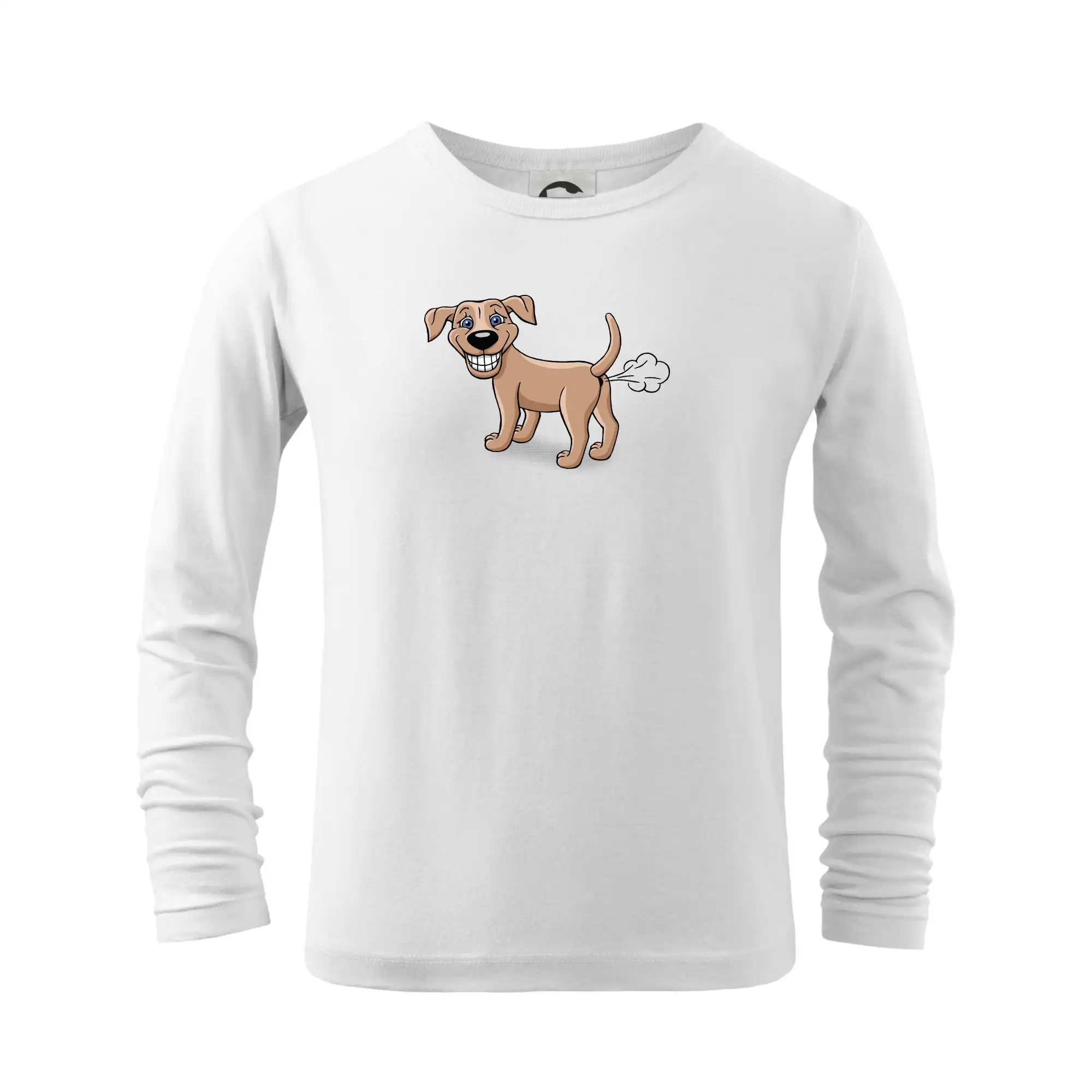 Ostatné psie plemená - Prdiace pes kreslený (Hana-creative) - Tričko detské Long Sleeve