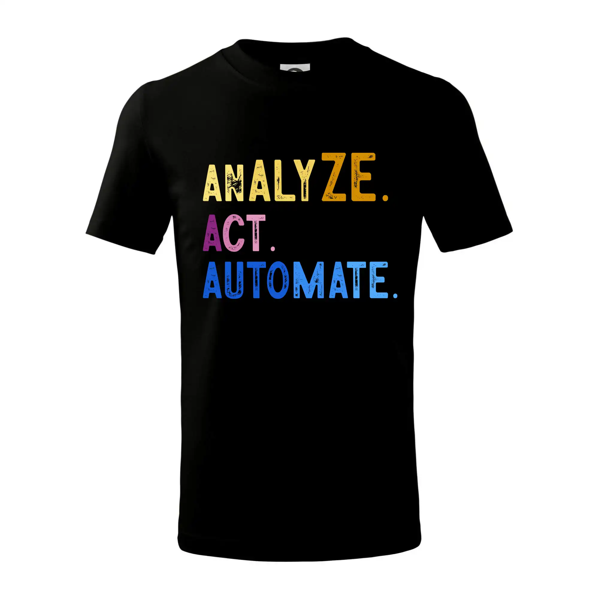 Tričká pre ajťákov - Analyze act automate - Tričko detské bavlnené