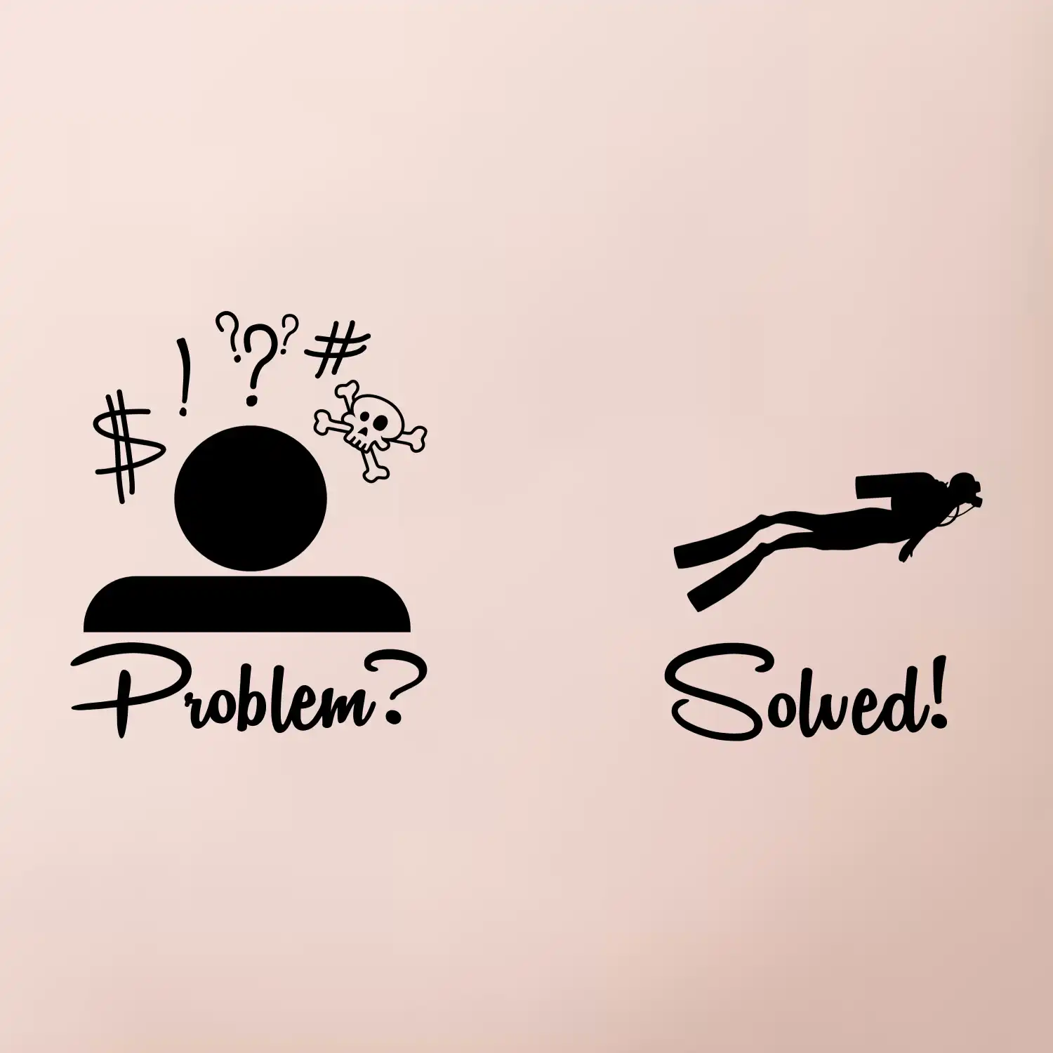 Problem solved - potápění