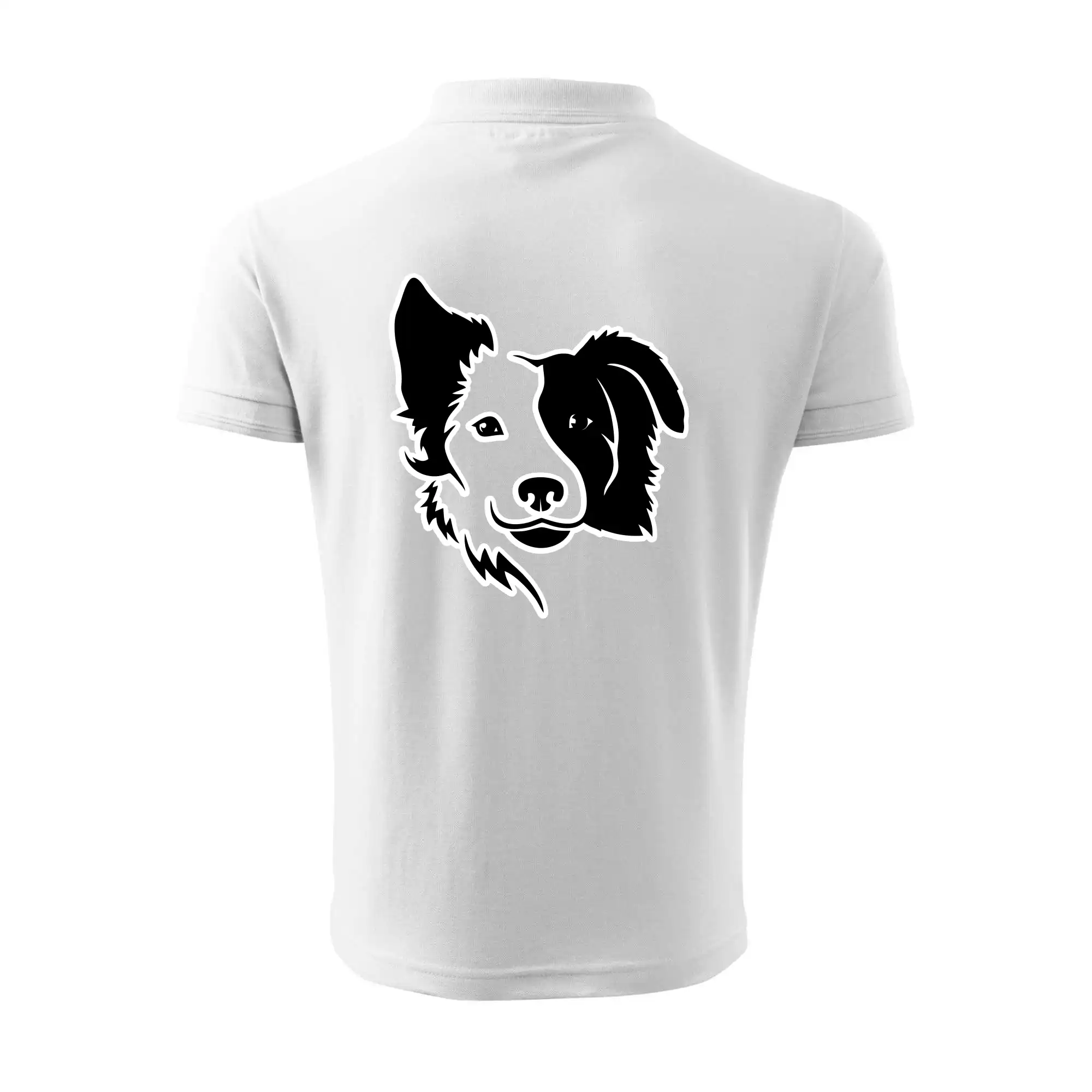 Border kólie obrys hlavy