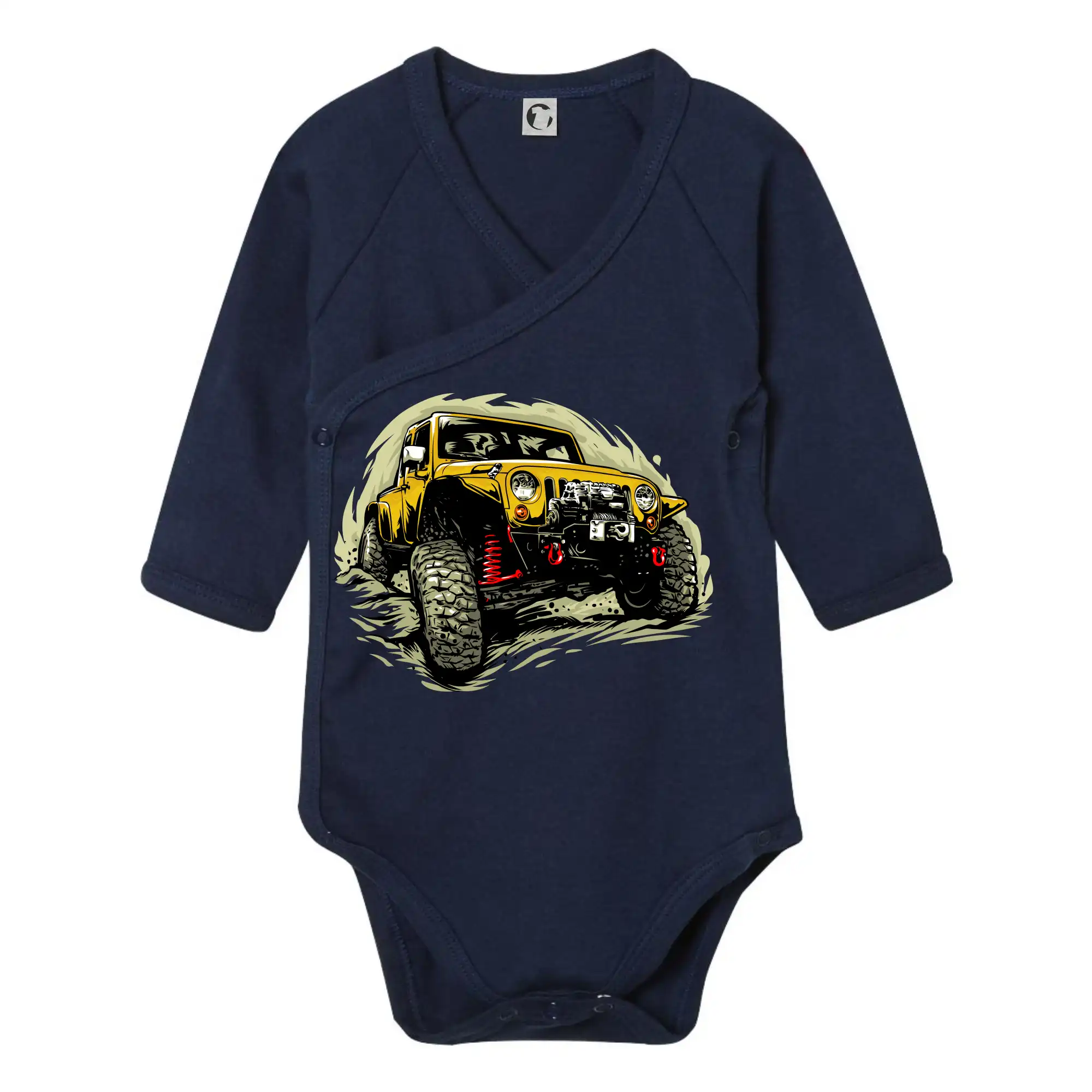 Žlutý offroad s navijákem