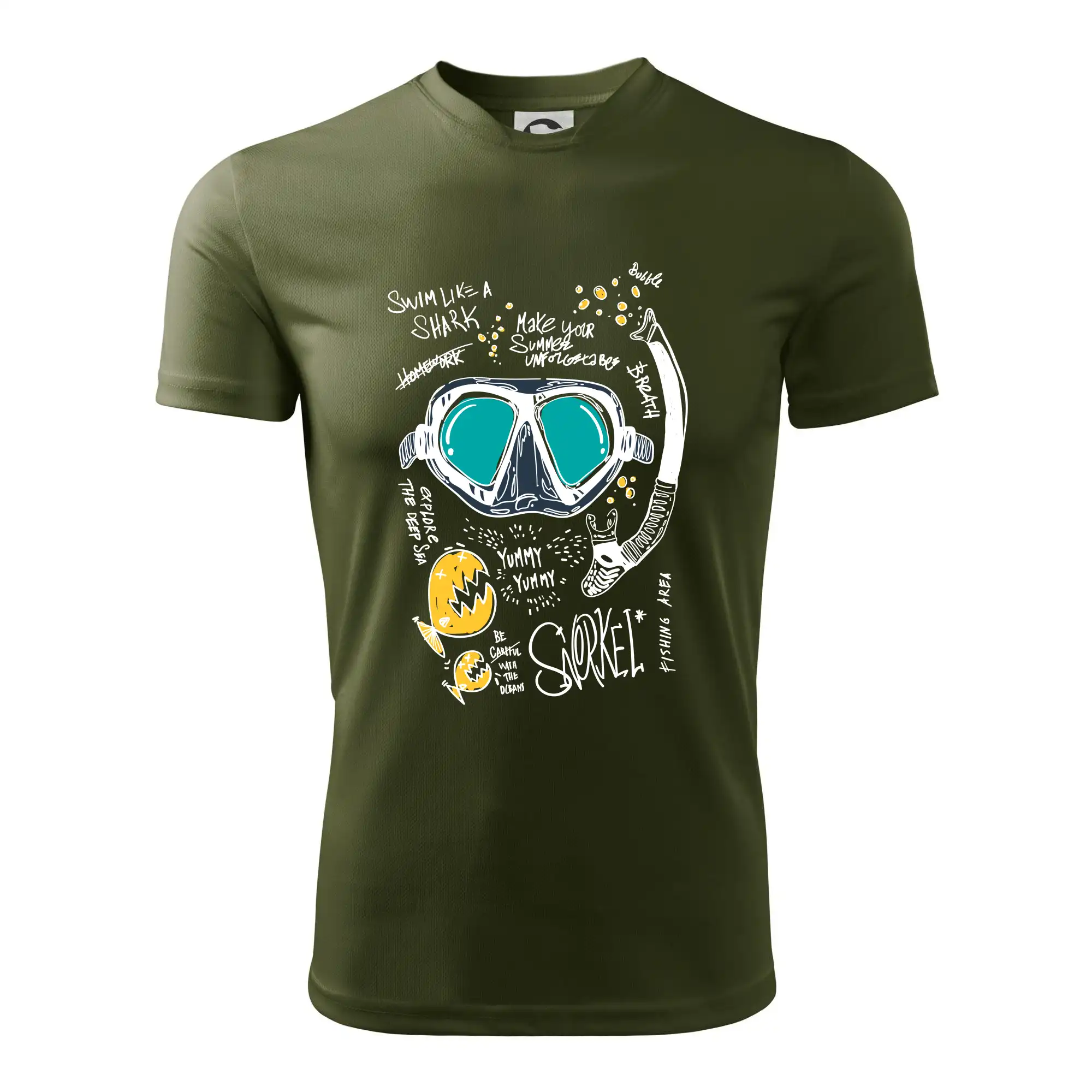 Potapěčské brýle text