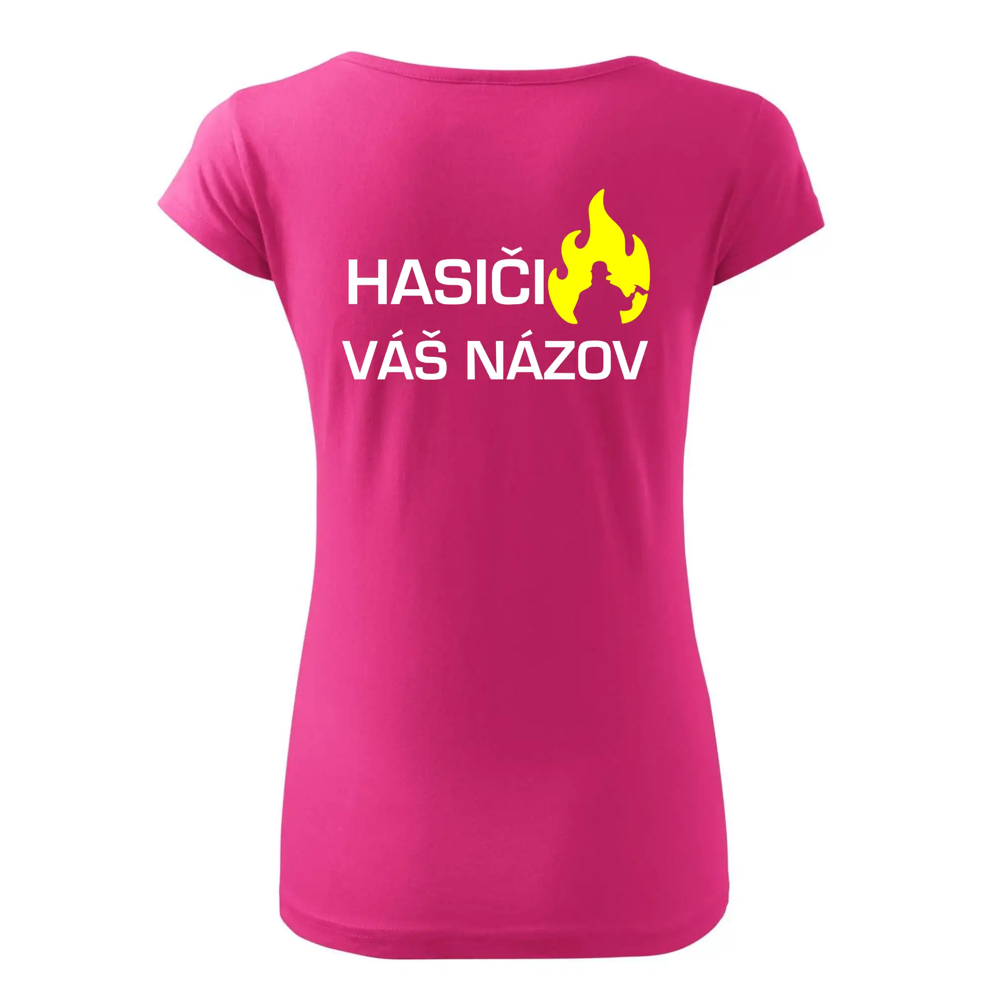 Hasiči - Váš názov - FLUO + Reflexná potlač